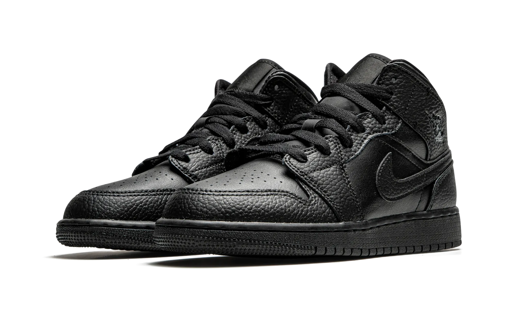 Agile Fit Hyper Responsive Cushioning Air Jordan 1 Mid GS "Triple Black"