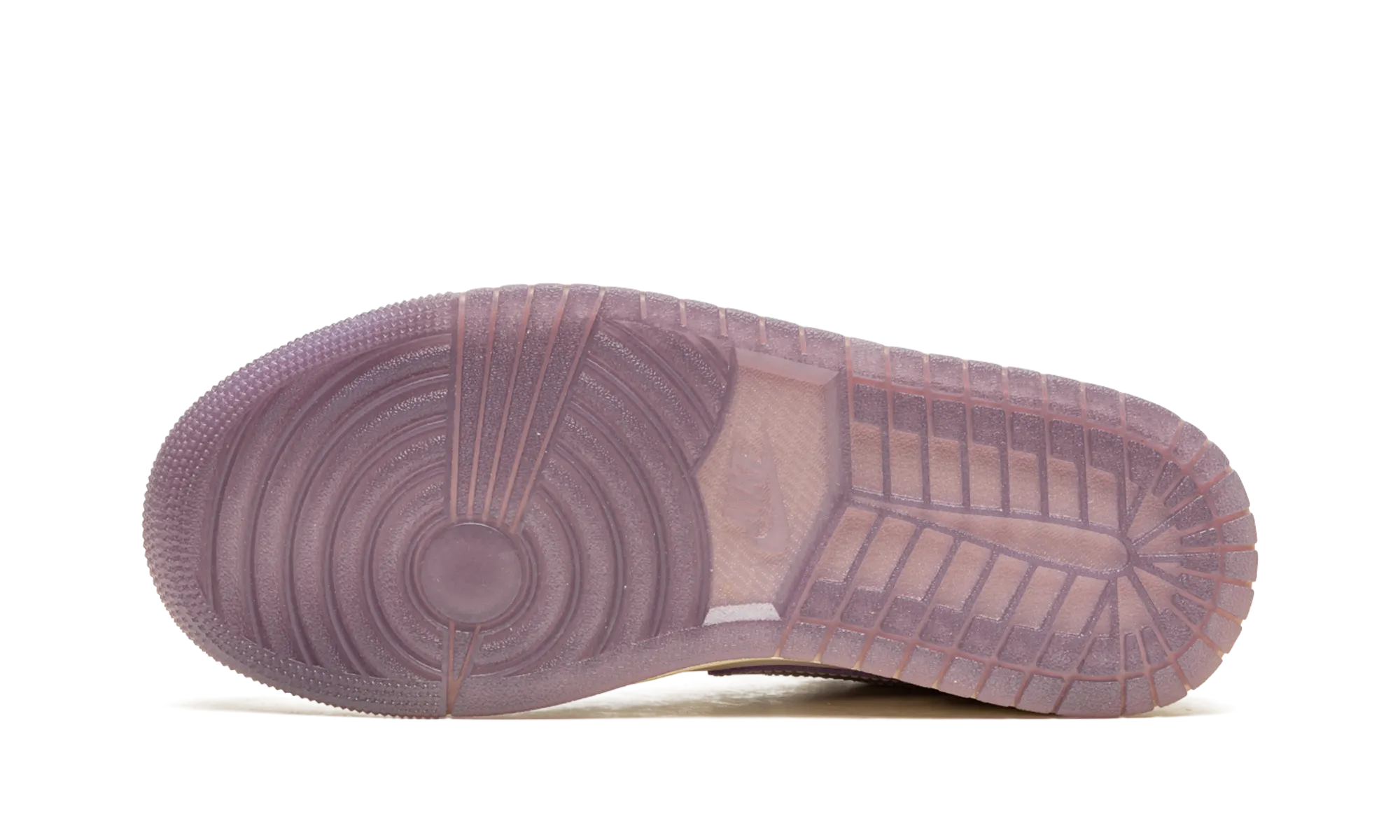 Air Jordan 1 Low WMNS "Pastel Plum" ventilation channels