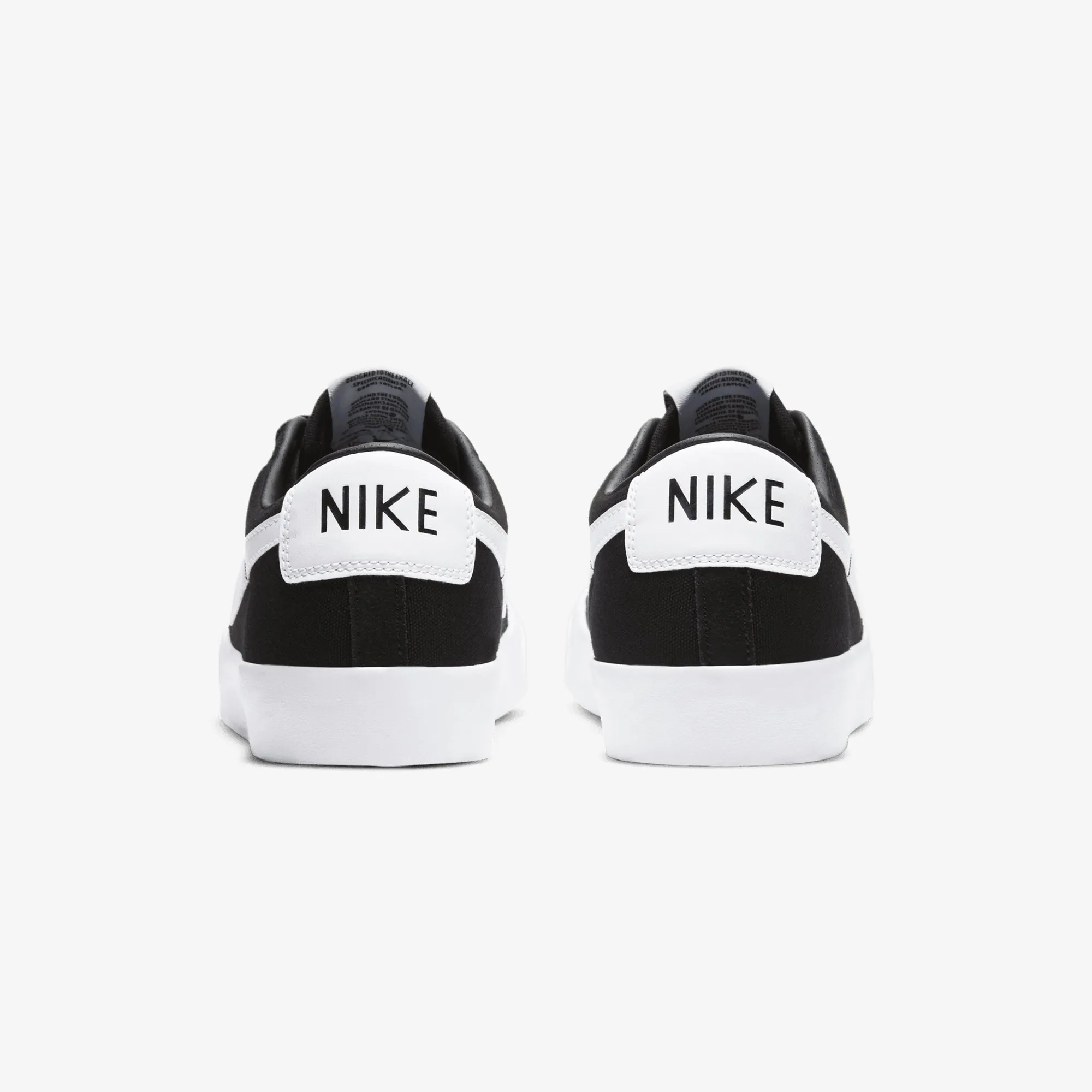 All-weather sole Elastic Material Nike | SB ZOOM BLAZER LOW PRO GT { BLACK/WHITE-BLACK-GUM LIGHT BROWN