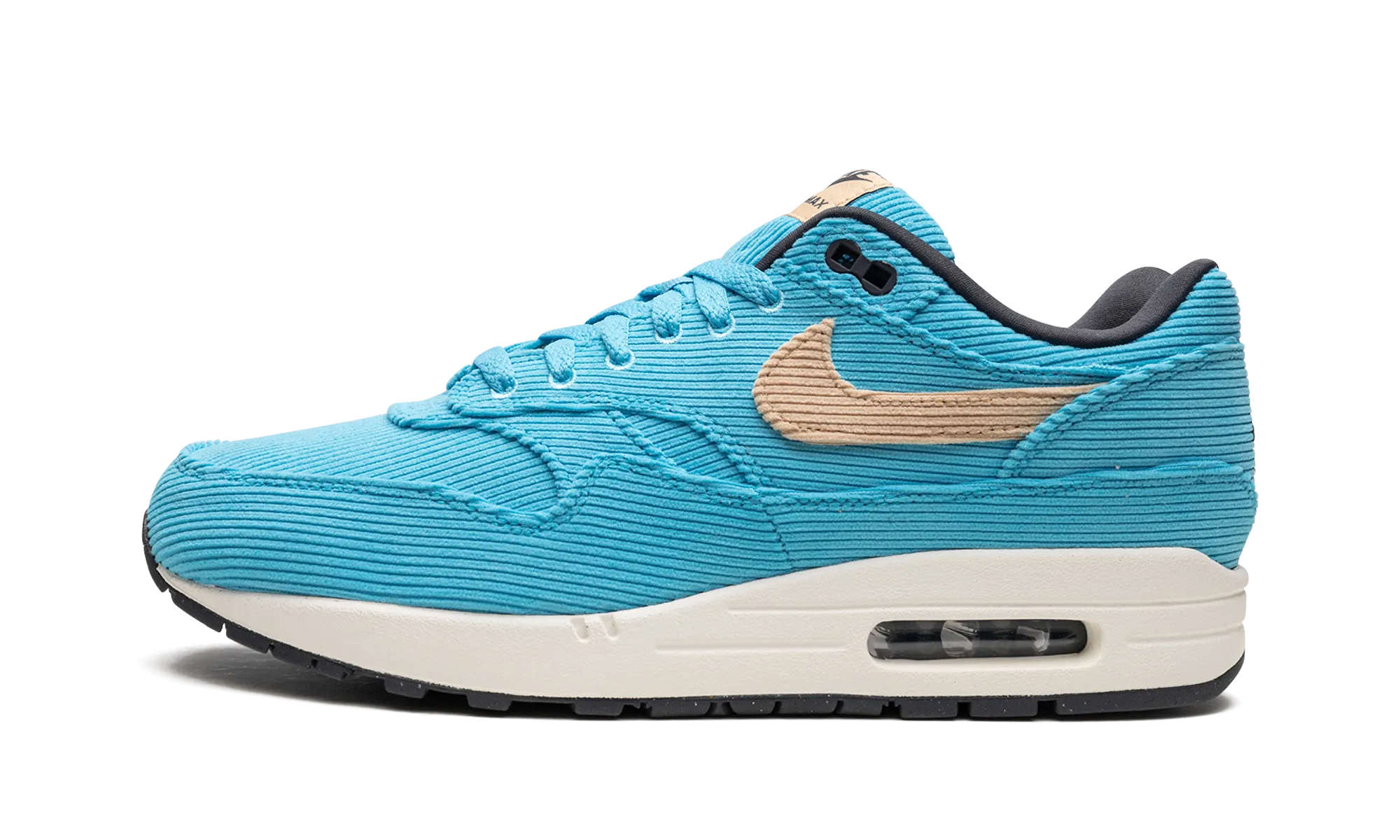 high - altitude running shoes leather sole shoes Air Max 1 "Corduroy - Baltic Blue"