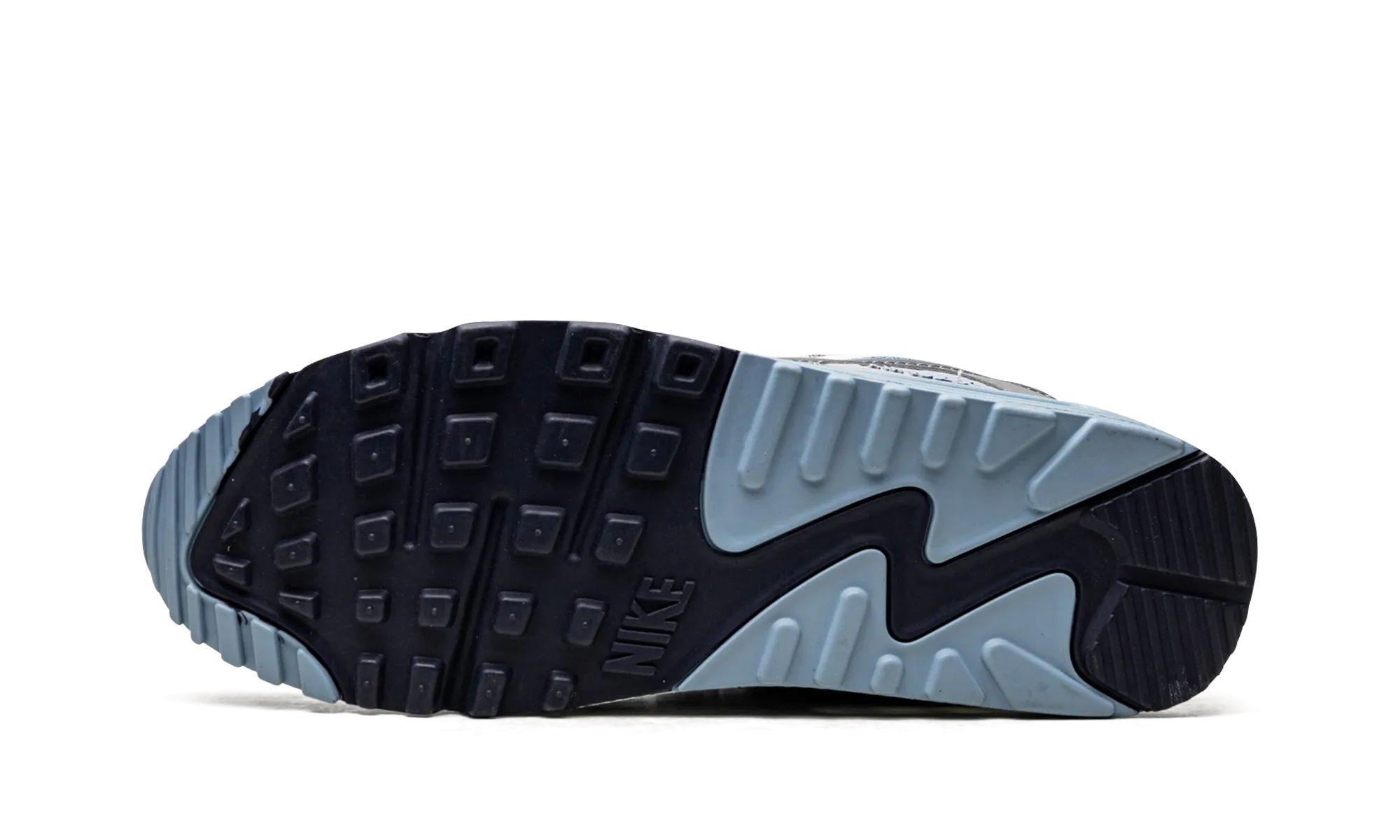 Air Max 90 "Pure Platinum Warm Blue" EVA - sole shoes running in a dock area shoes