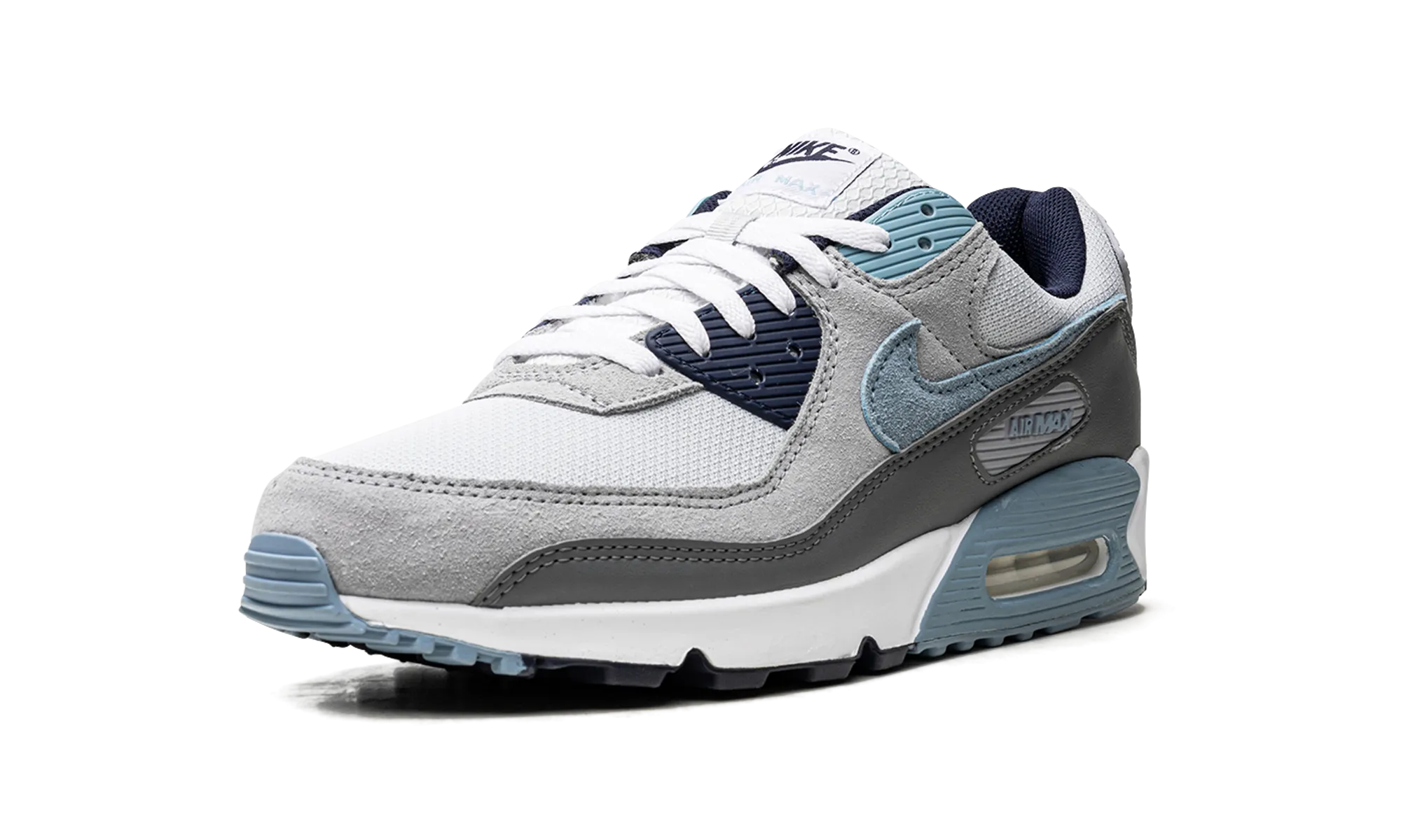 Air Max 90 "Pure Platinum Warm Blue" indoor gear