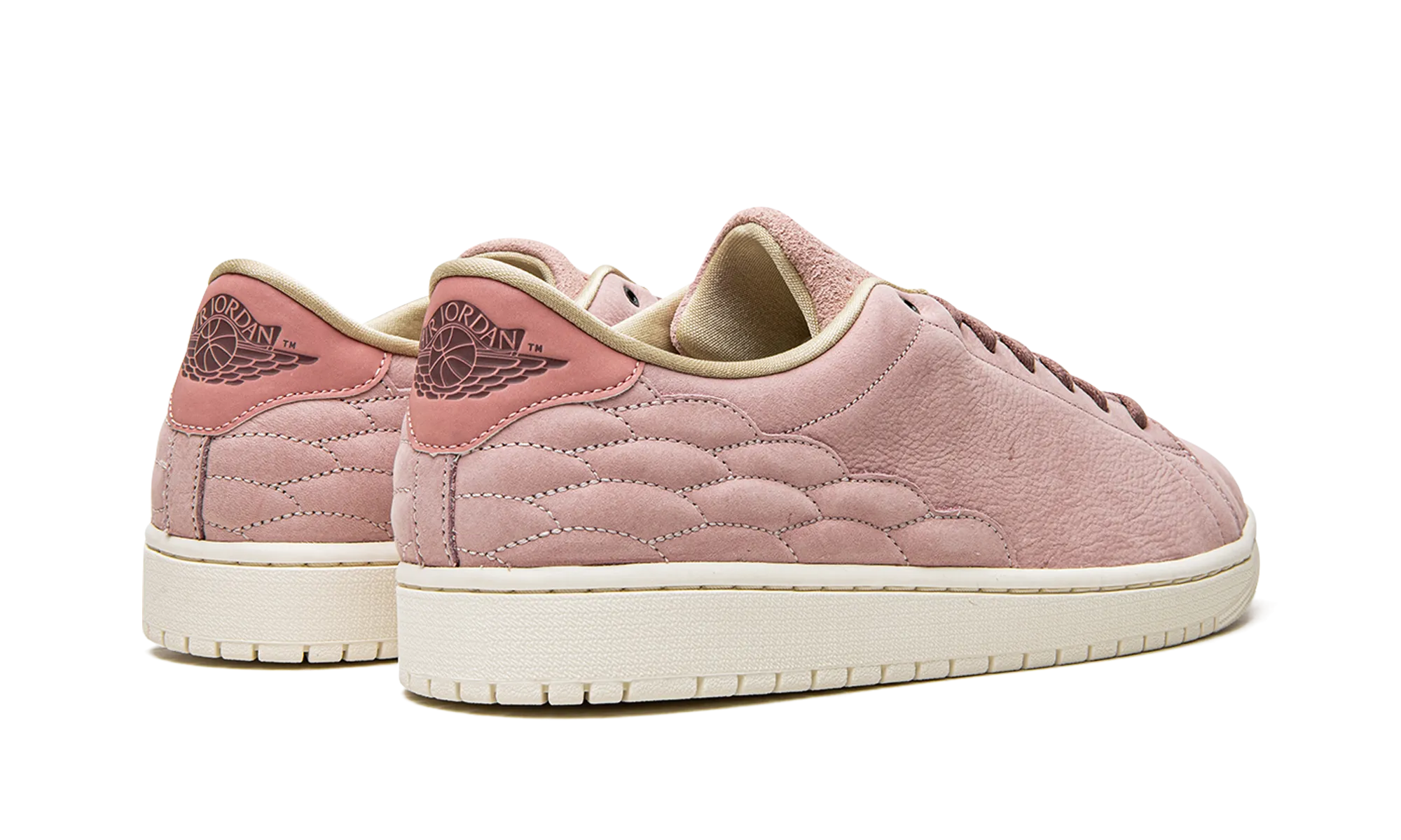 Grip Tread Pattern Support Zone Air Jordan 1 Centre Court "Pink Oxford"