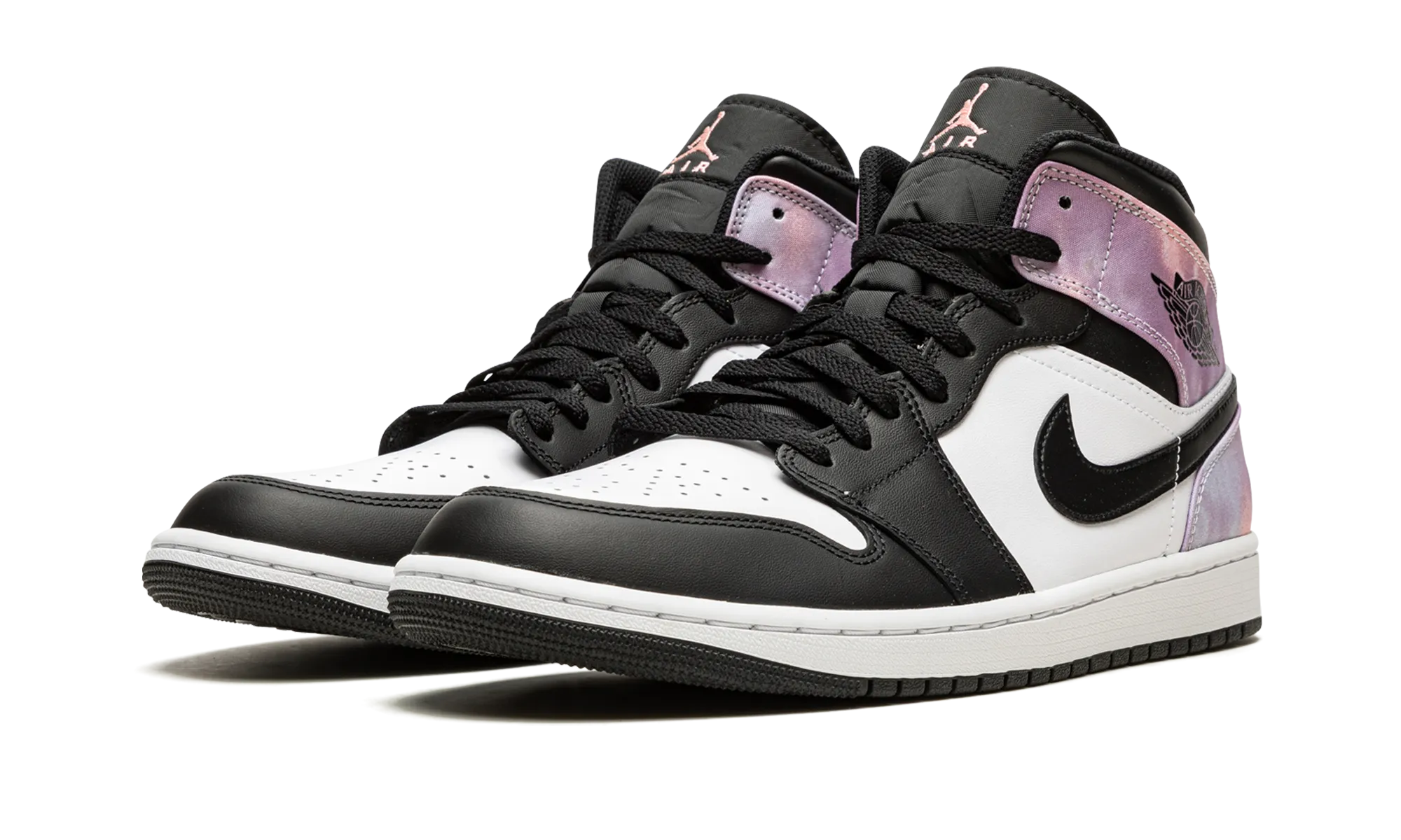 Air Jordan 1 Mid SE "Tie-Dye" Abrasion Resistant Construction Neutral Pronation Support