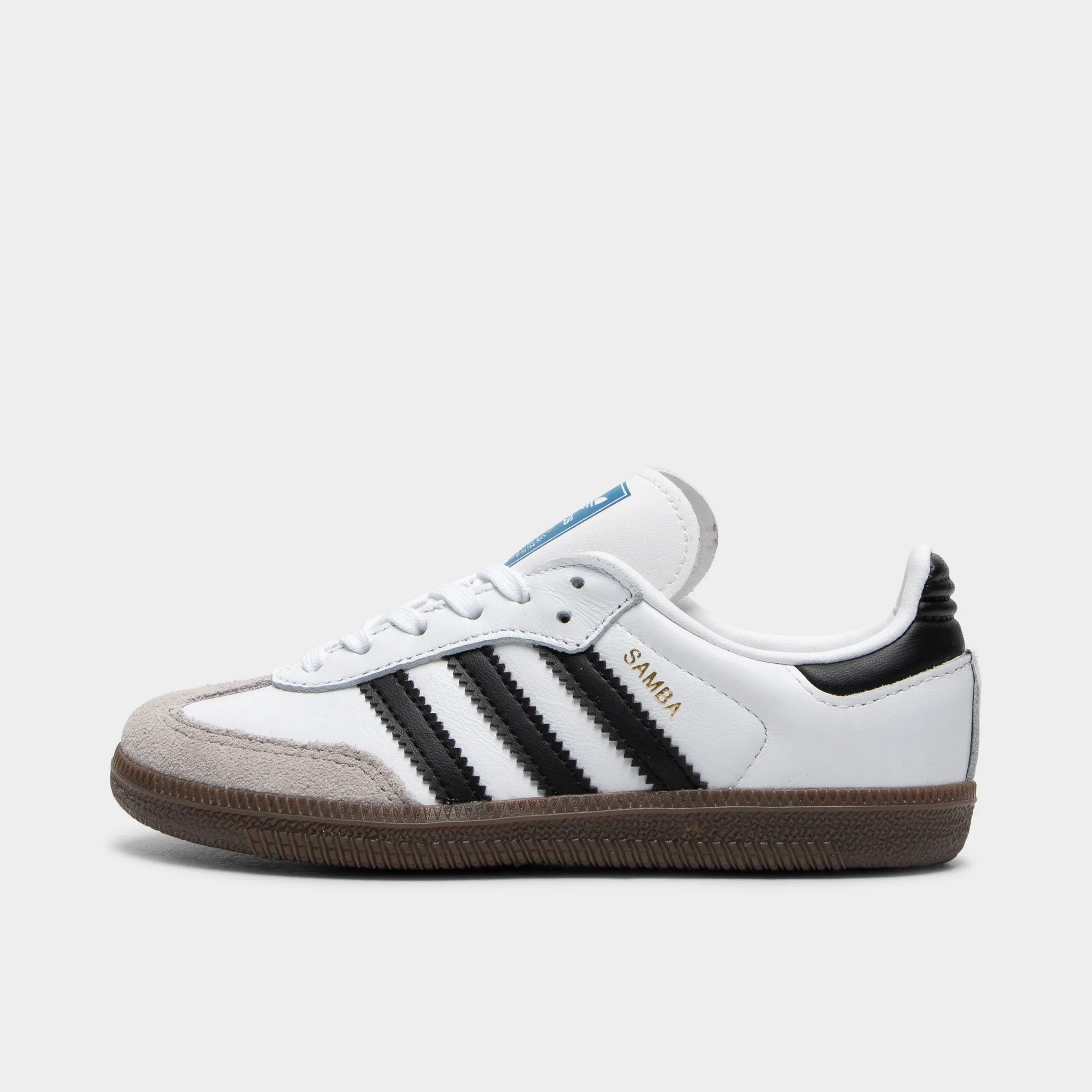 Grip Control adidas Originals Children's Samba OG Cloud White / Core Black - Gum