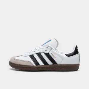 Grip Control adidas Originals Children's Samba OG Cloud White / Core Black - Gum