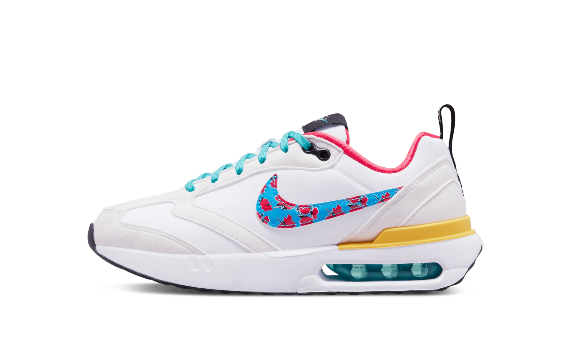 running with a phone AIR MAX DAWN GS "FLORAL SWOOSH"