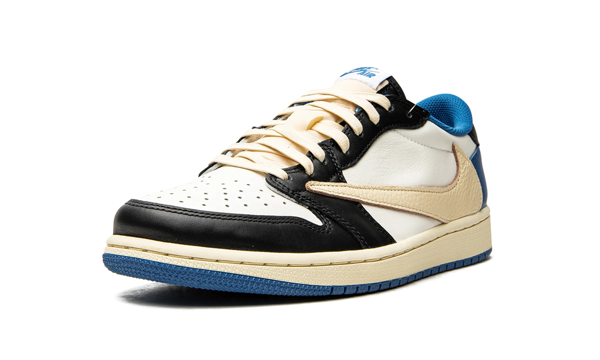 Air Jordan 1 Low OG SP "Travis Scott - Fragment" Sport Fusion mesh ventilation