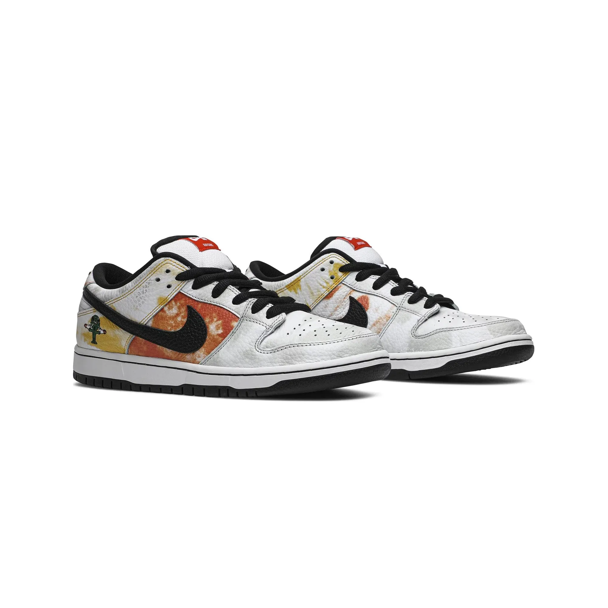 Sporty Comfort Ortholite Insulation SB Dunk Low 'Raygun Tie-Dye White' (2021)