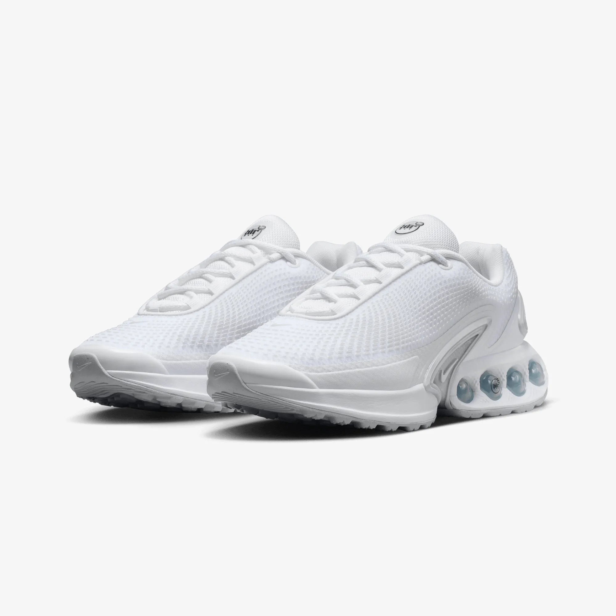 hybrid design Nike | AIR MAX DN { WHITE/WHITE-WHITE-METALLIC SILVER