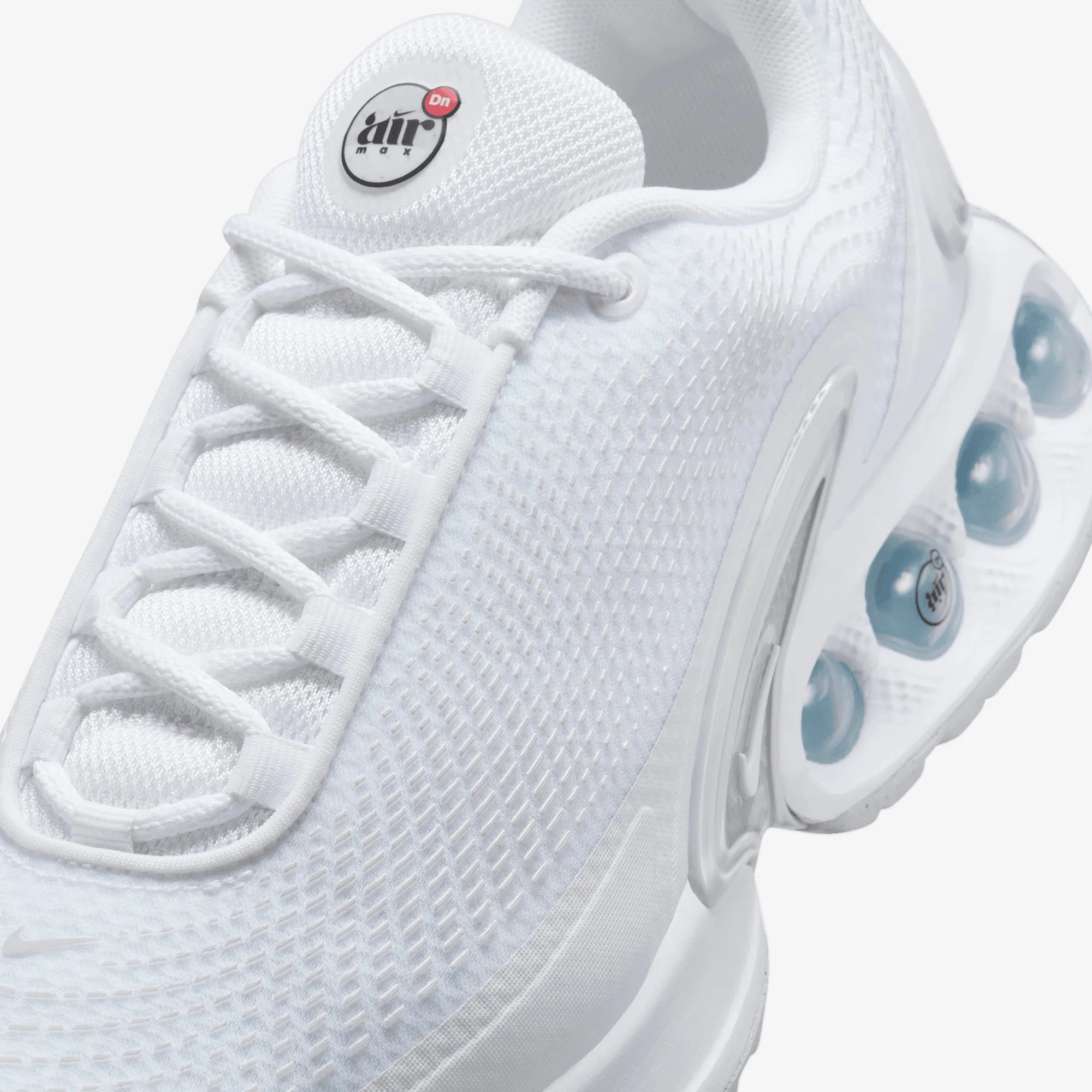 Nike | AIR MAX DN { WHITE/WHITE-WHITE-METALLIC SILVER Freedom Walk