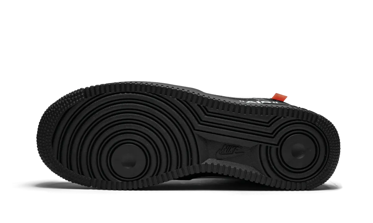 Air Force 1 Low "Off-White Black" Smooth Finish Rugged Style