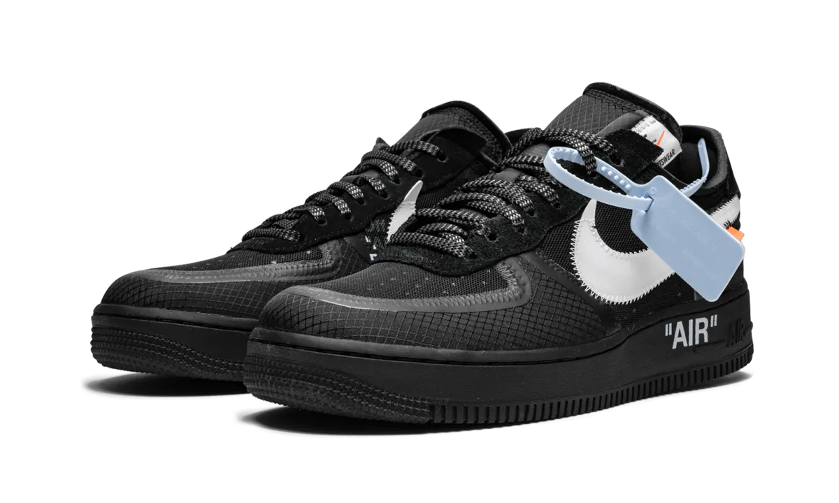 Good Grip Skateboard shoes Air Force 1 Low "Off-White Black"