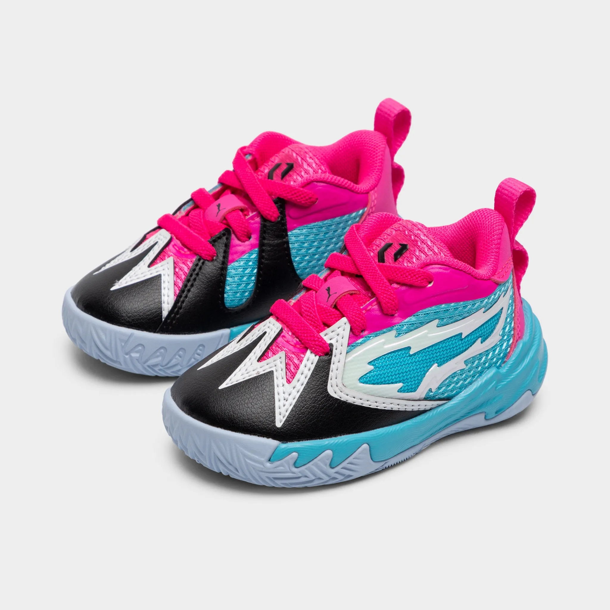 PUMA Toddlers' Scoot 1 Pink / Blue - Silver Move Easy