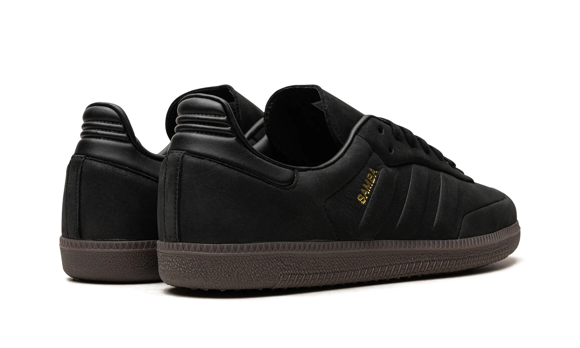 Adidas Samba "Core Black Gum" Elastic Band