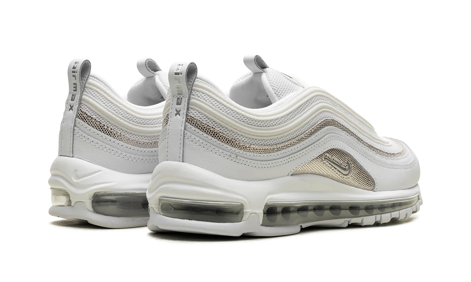 AIR MAX 97 WMNS "Metallic Silver" Secure Comfort professional runner shoes