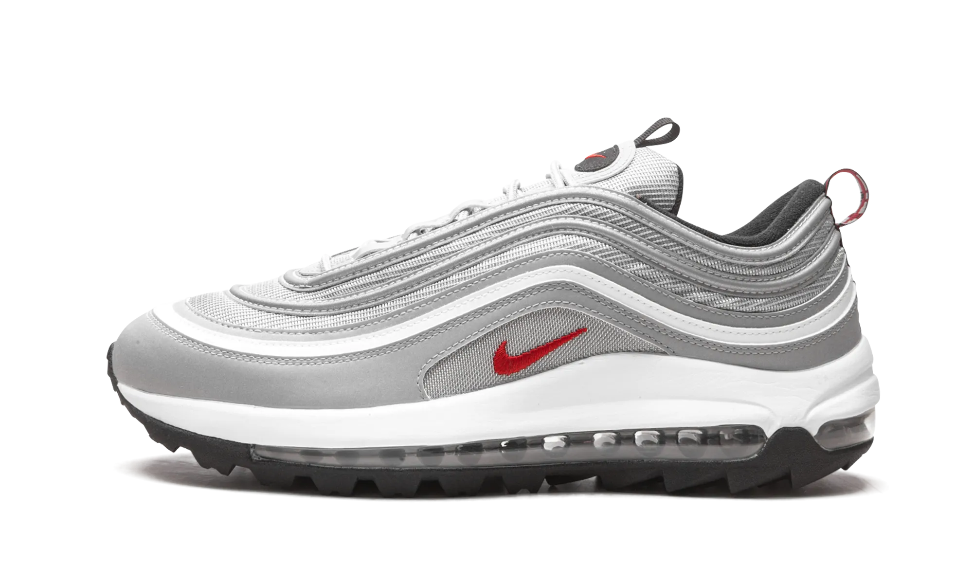 non - branded running shoes padded - lining shoes Air Max 97 Golf "Silver Bullet"