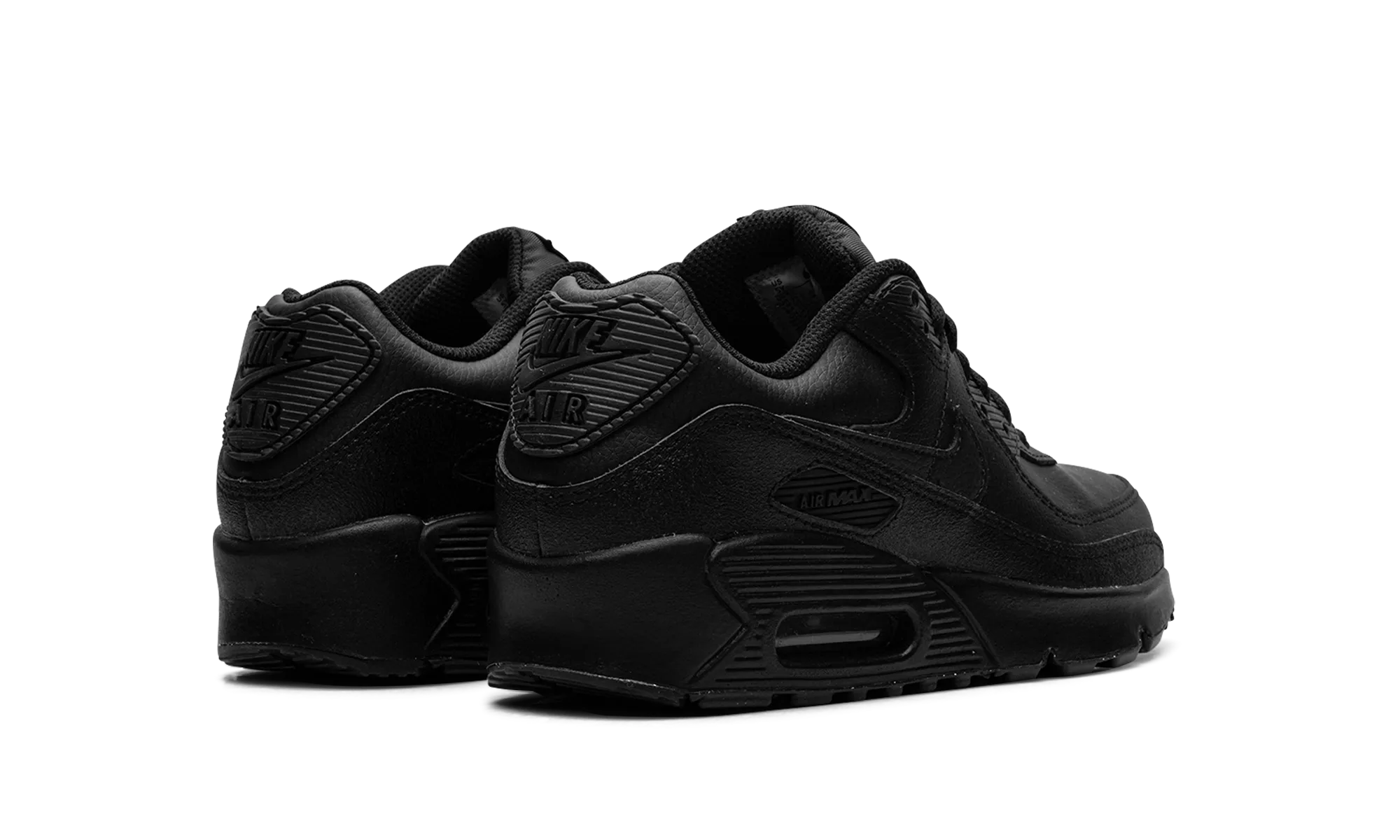 toe box roomy stability - shoes Air Max 90 GS "Triple Black"