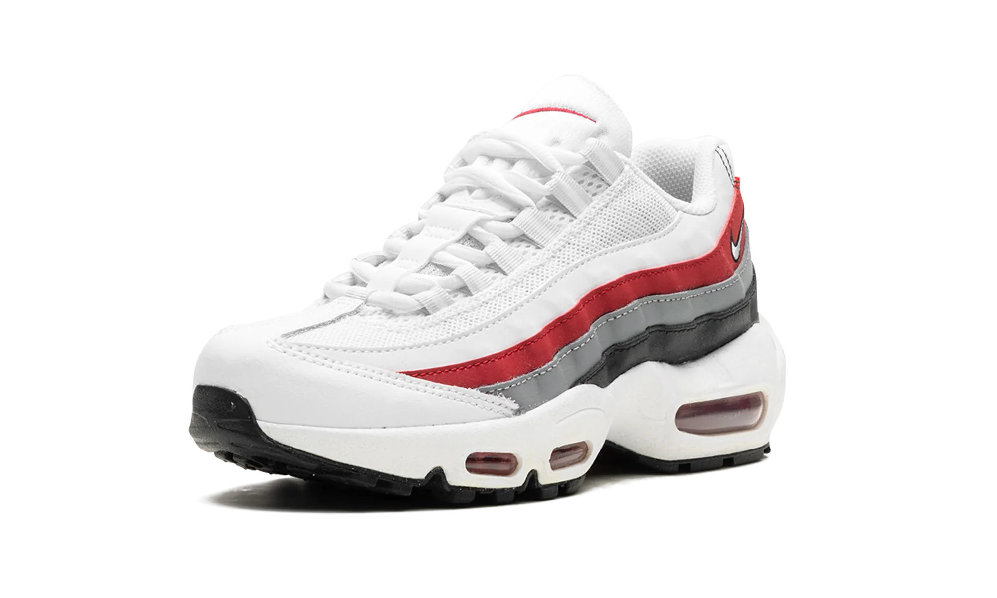 Air Max 95 Recraft GS "Black Varsity Red" Treadmill running