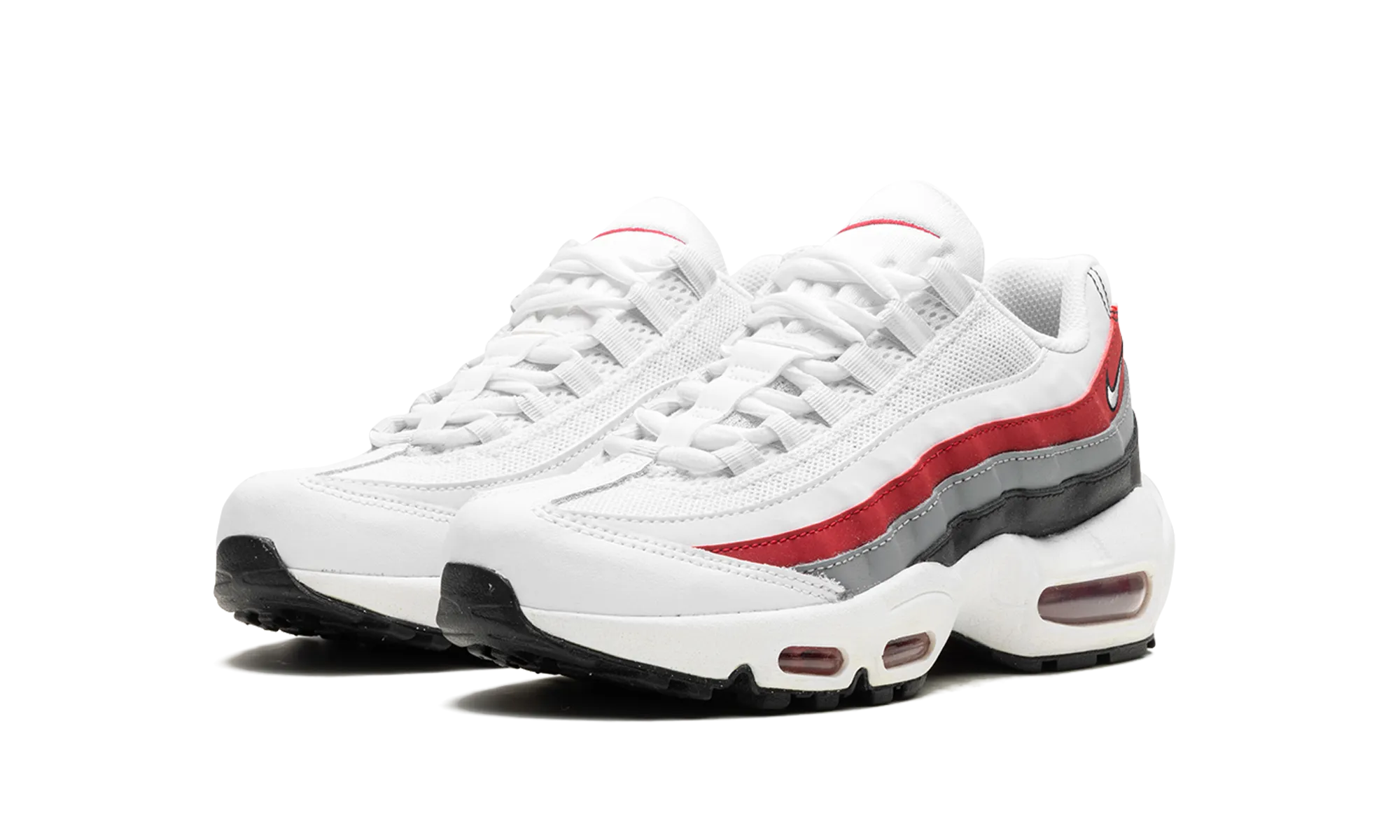Soft Touch Comfort - optimized Air Max 95 Recraft GS "Black Varsity Red"