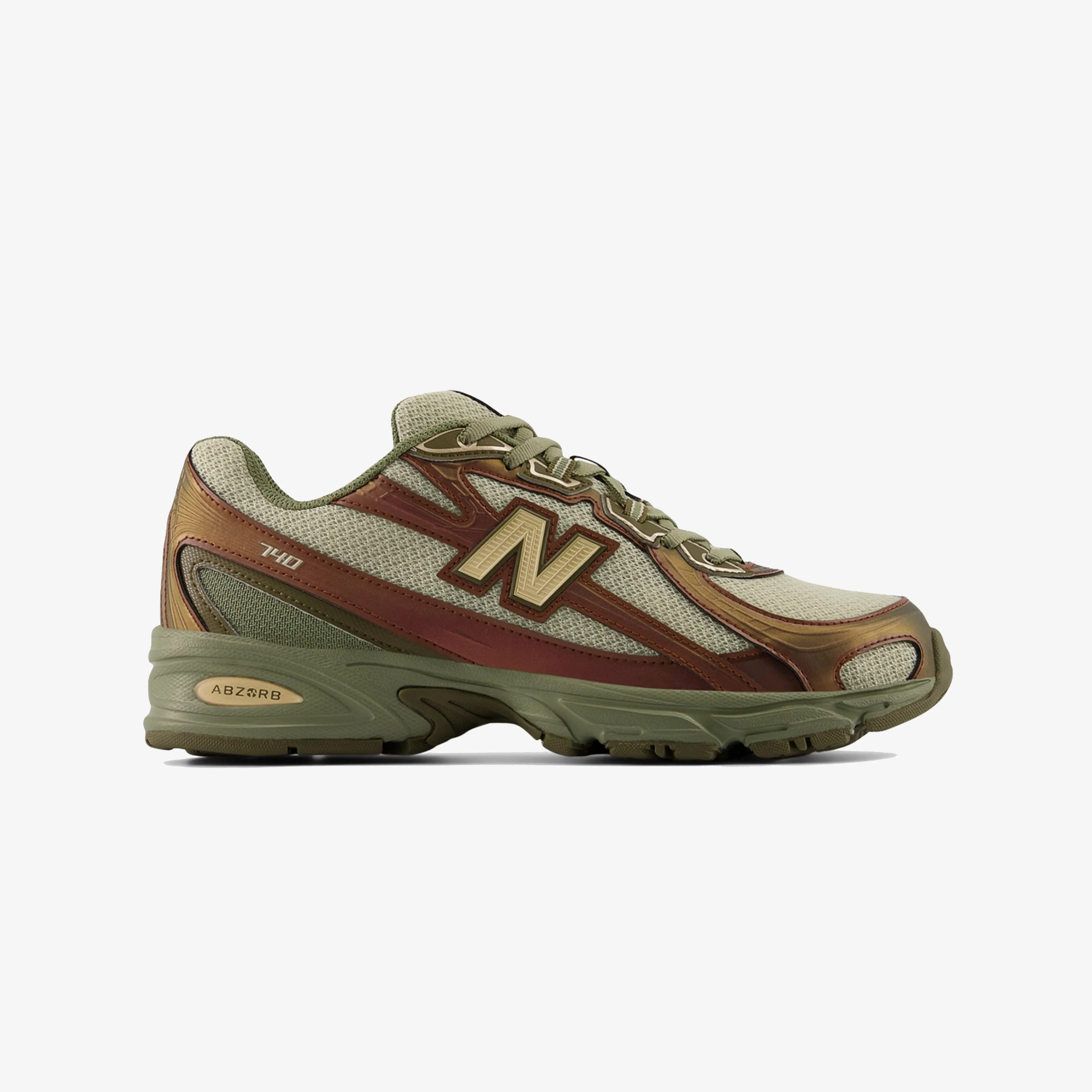 New Balance | 740 { BROWN/WOODLAND running in multi - lane tracks shoes