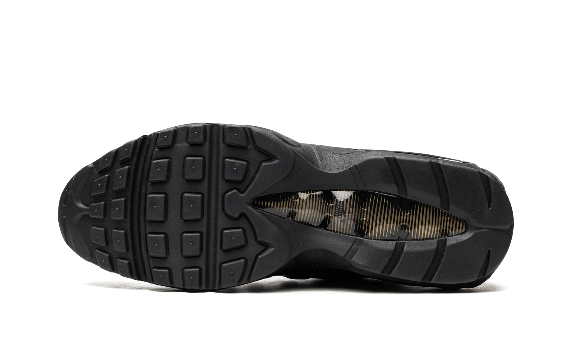 Air Max 95 Premium "BLK/GOLD" fast - paced running shoes