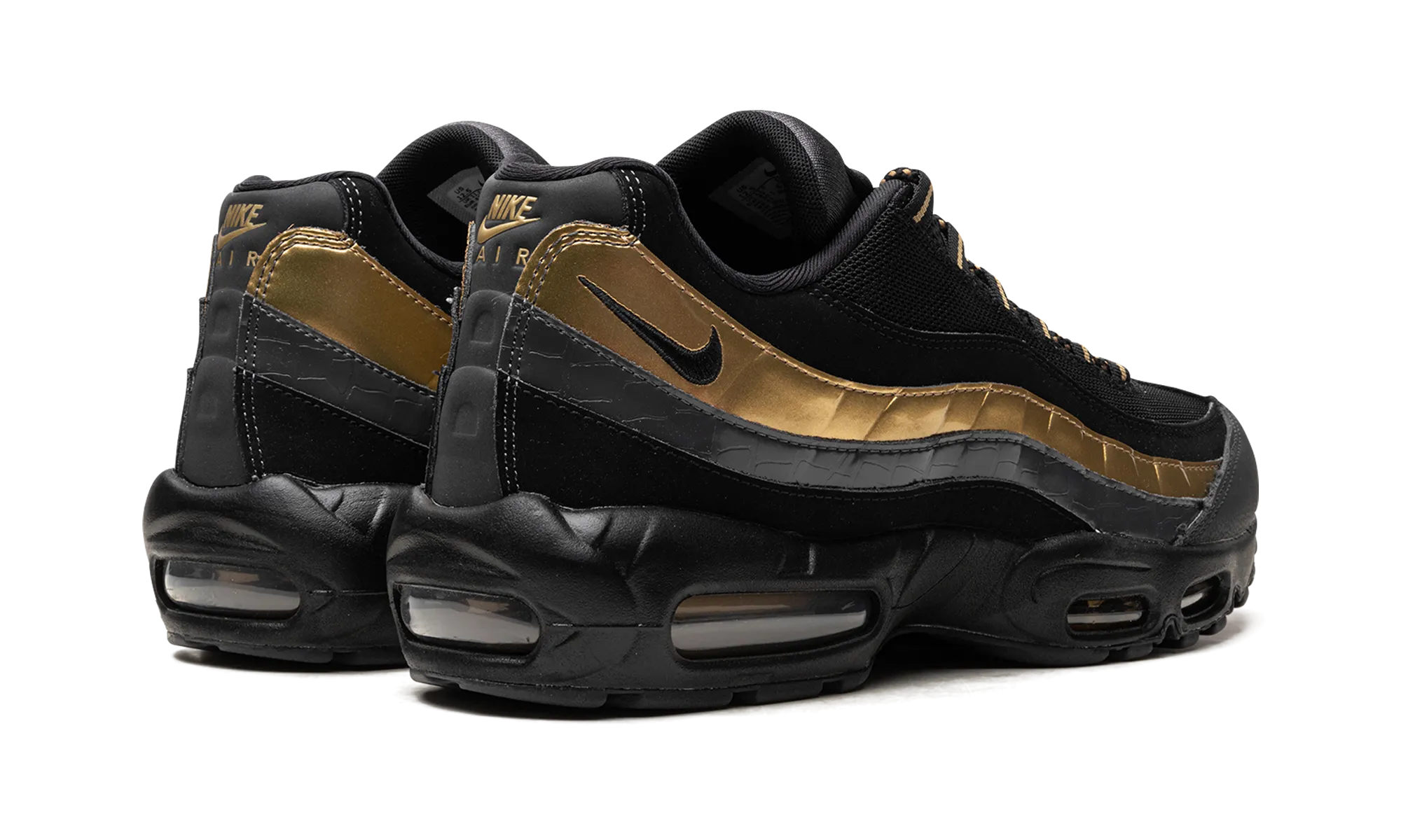 narrow - base - feature shoes Easy to Carry Air Max 95 Premium "BLK/GOLD"