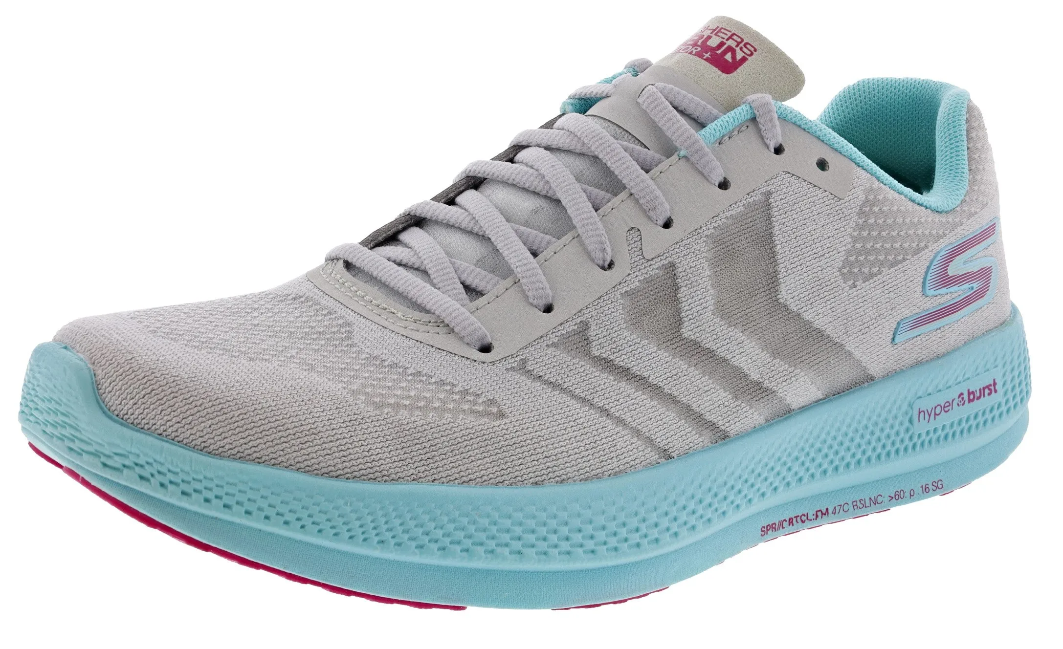 Stretching Skechers Women's Go Run Razor  Lightweight Trainer Running Shoes