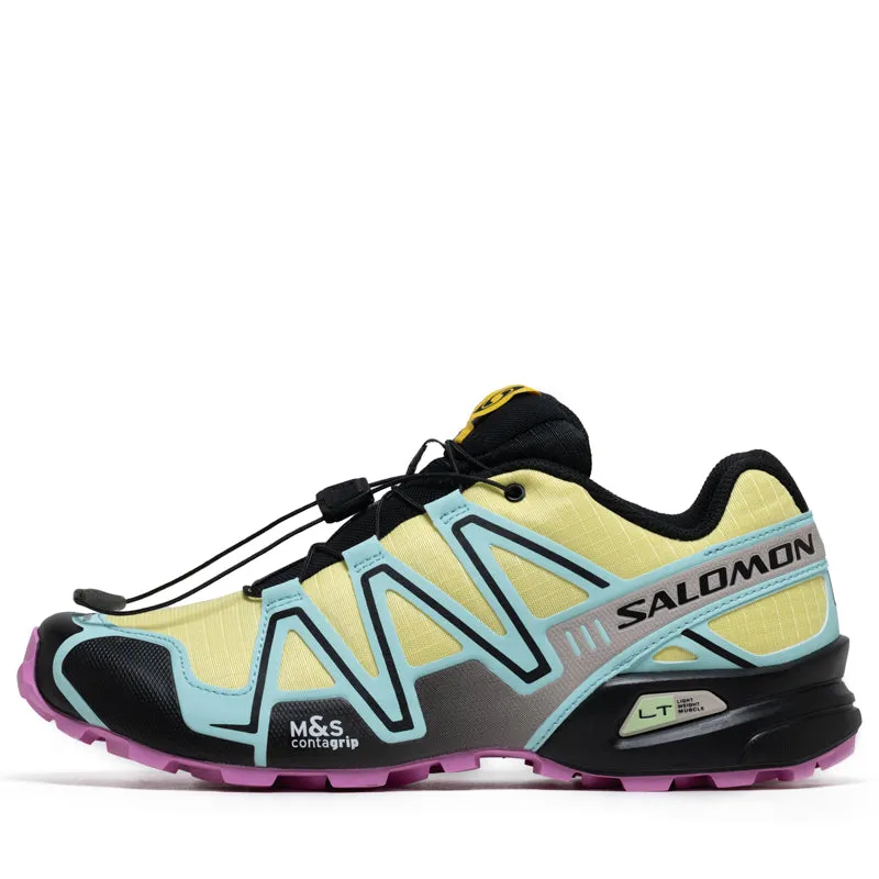 Salomon Speedcross 3 - Yellow Iris/Iced Aqua Neutral Stance Platform
