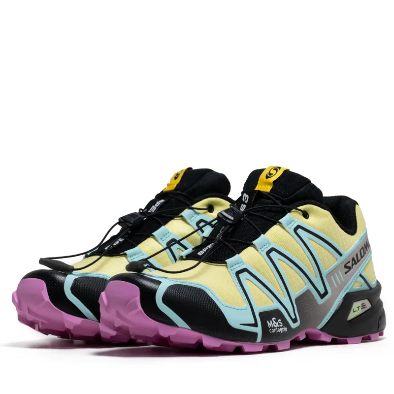 WideFit Salomon Speedcross 3 - Yellow Iris/Iced Aqua