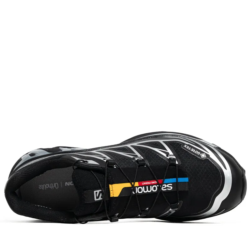 Contoured Footbed Geometry Salomon XT-6 Gore-Tex - Black/Silver