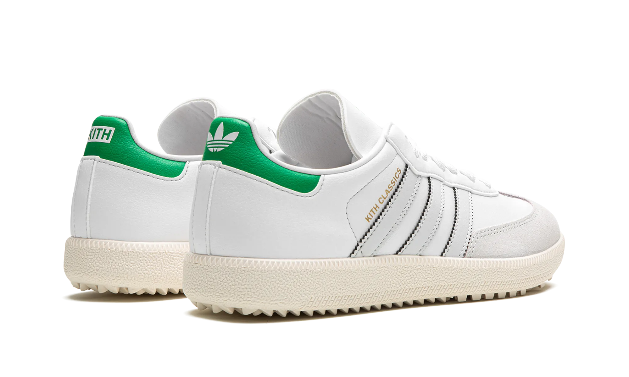 Samba Golf "Kith - White / Green" Fashionable Comfort
