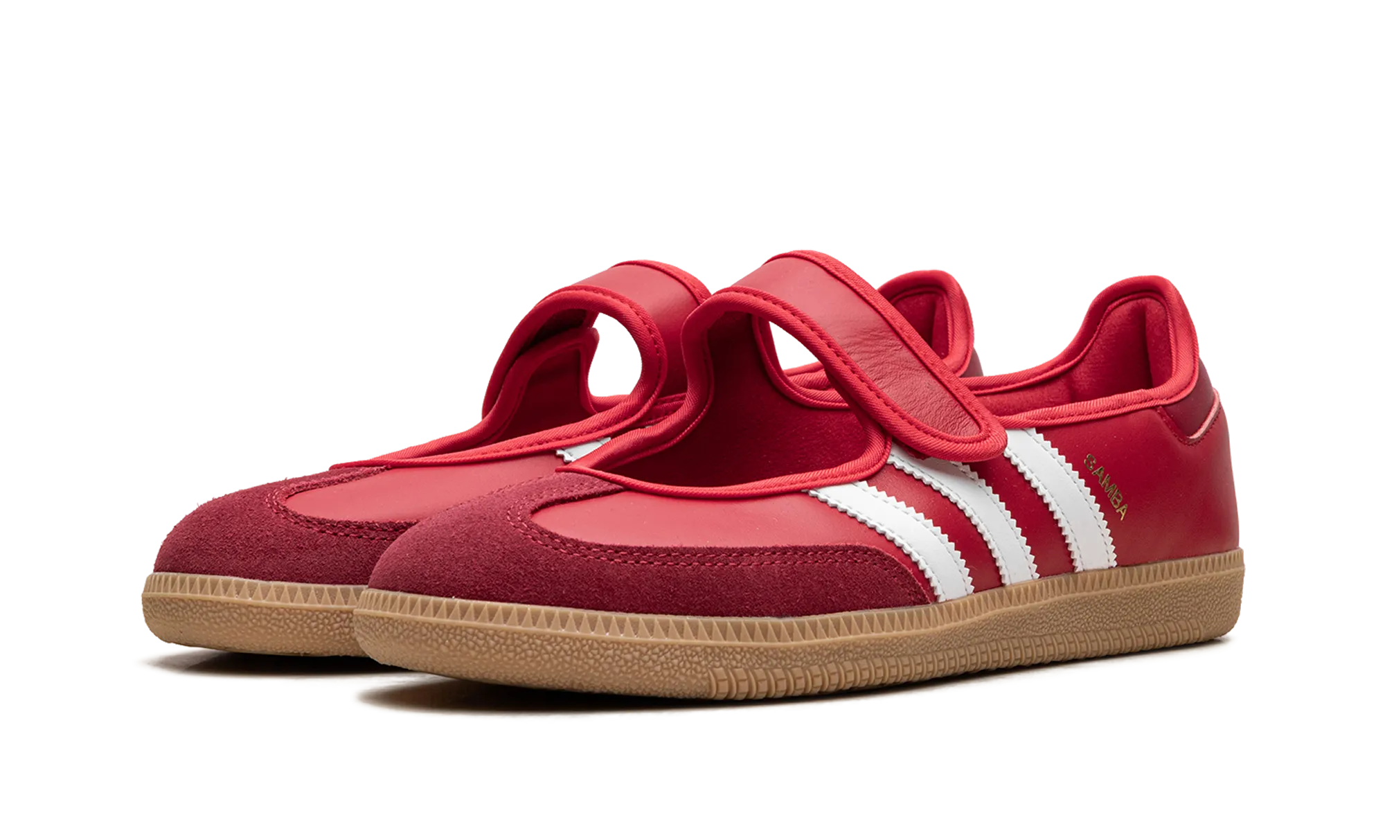 Samba Jane "Scarlet White Gum" Fashion Comfort Lightweight Structure
