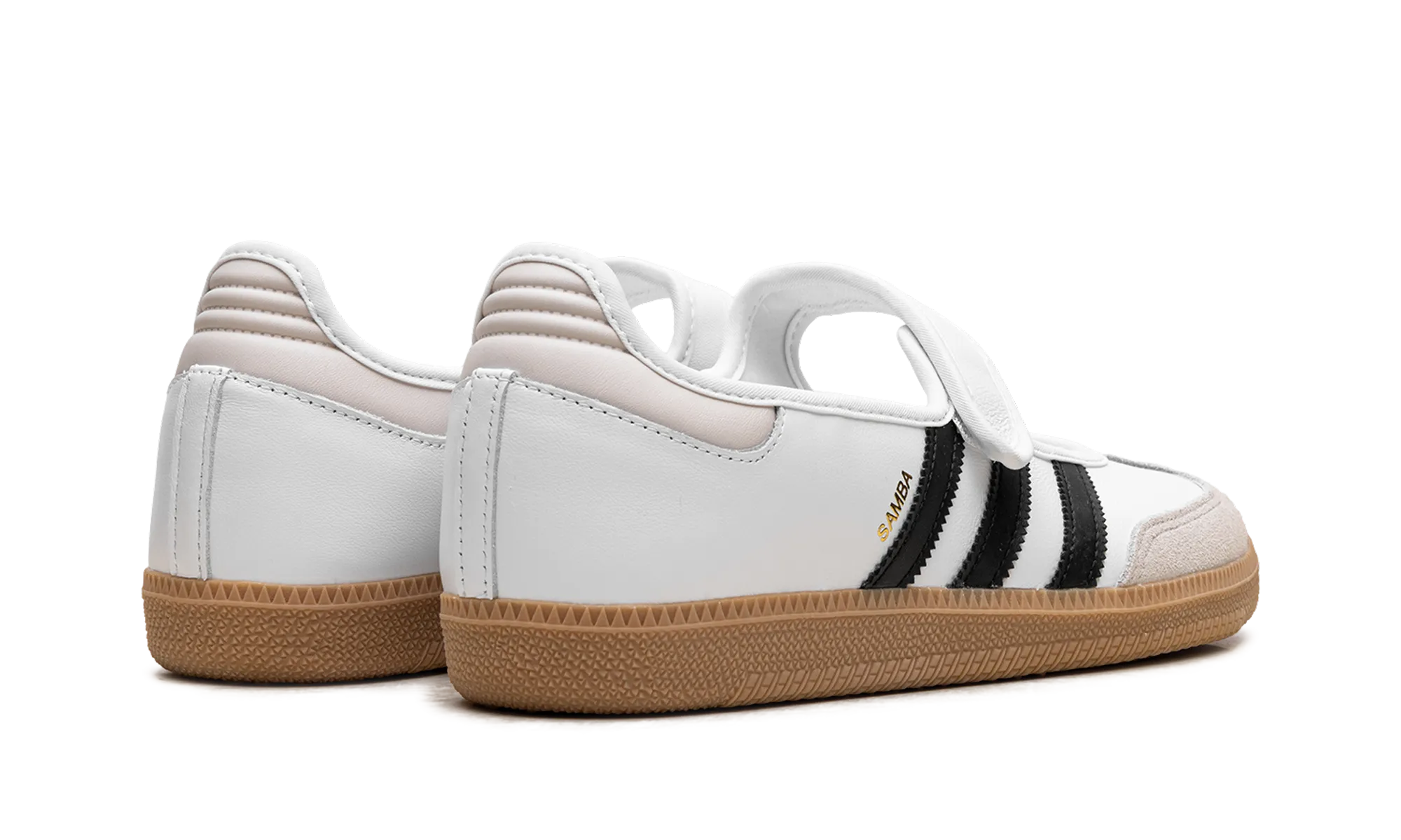 Samba Jane "White Black Gum" City Casual Pure Comfort