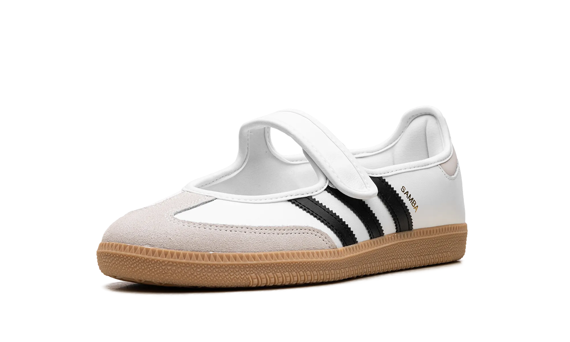 Minimal Pressure Foot Vent Samba Jane "White Black Gum"