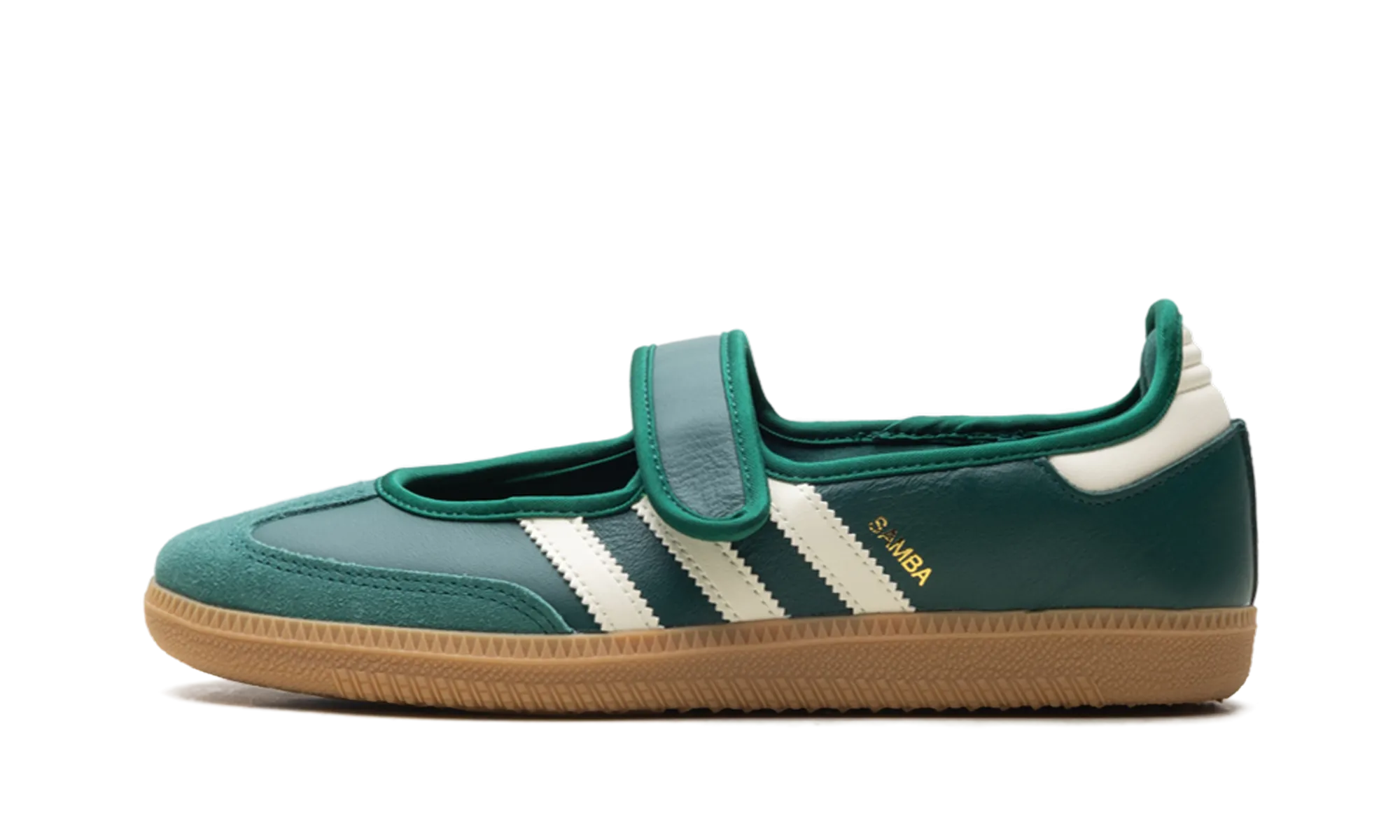 Samba Jane WMNS "Green White Gum" Relax Style Plain Jog