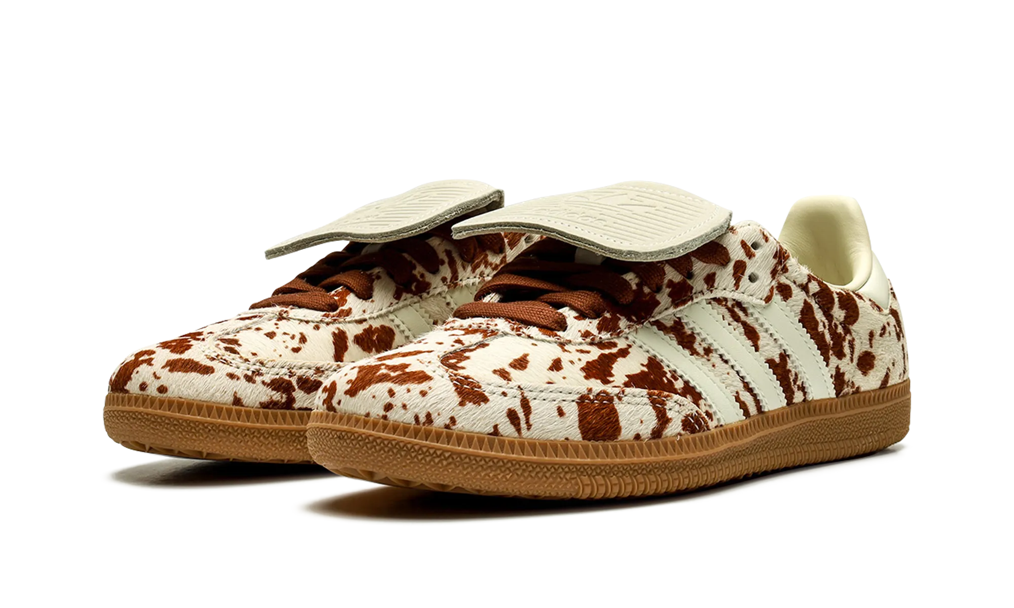 Outdoor Vibe Smooth   finish Samba LT WMNS "Cow Print Brown White"