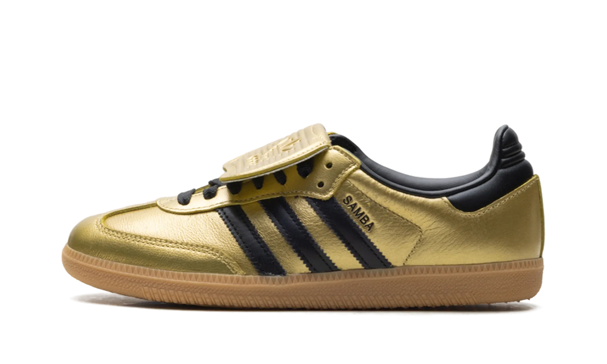 Samba LT WMNS "Gold Metallic Black Gum" Balanced Fit Refined Mood
