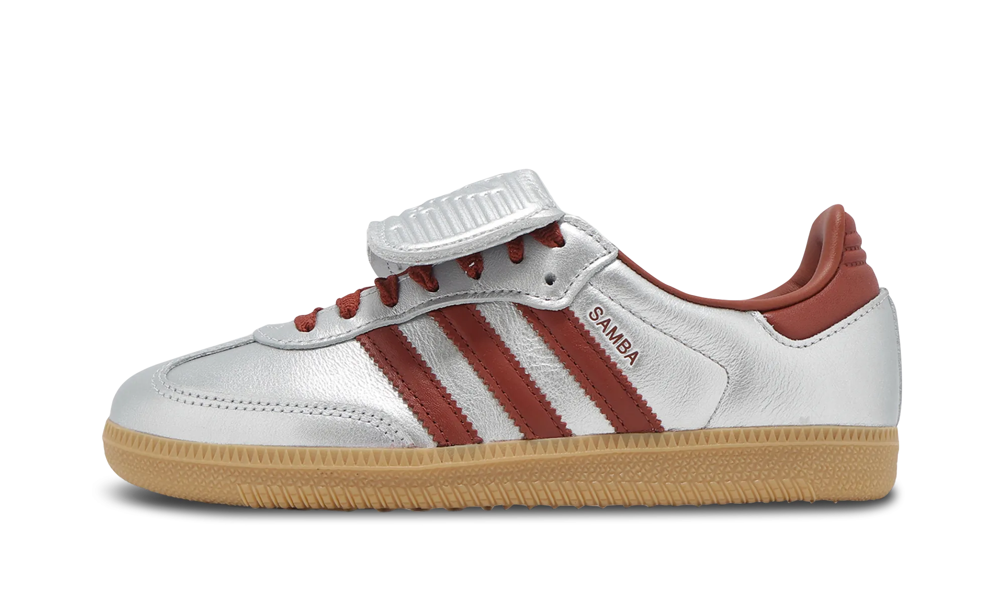 Laid Back Everyday Use Samba LT WMNS "Silver Metallic Ruby Gum"