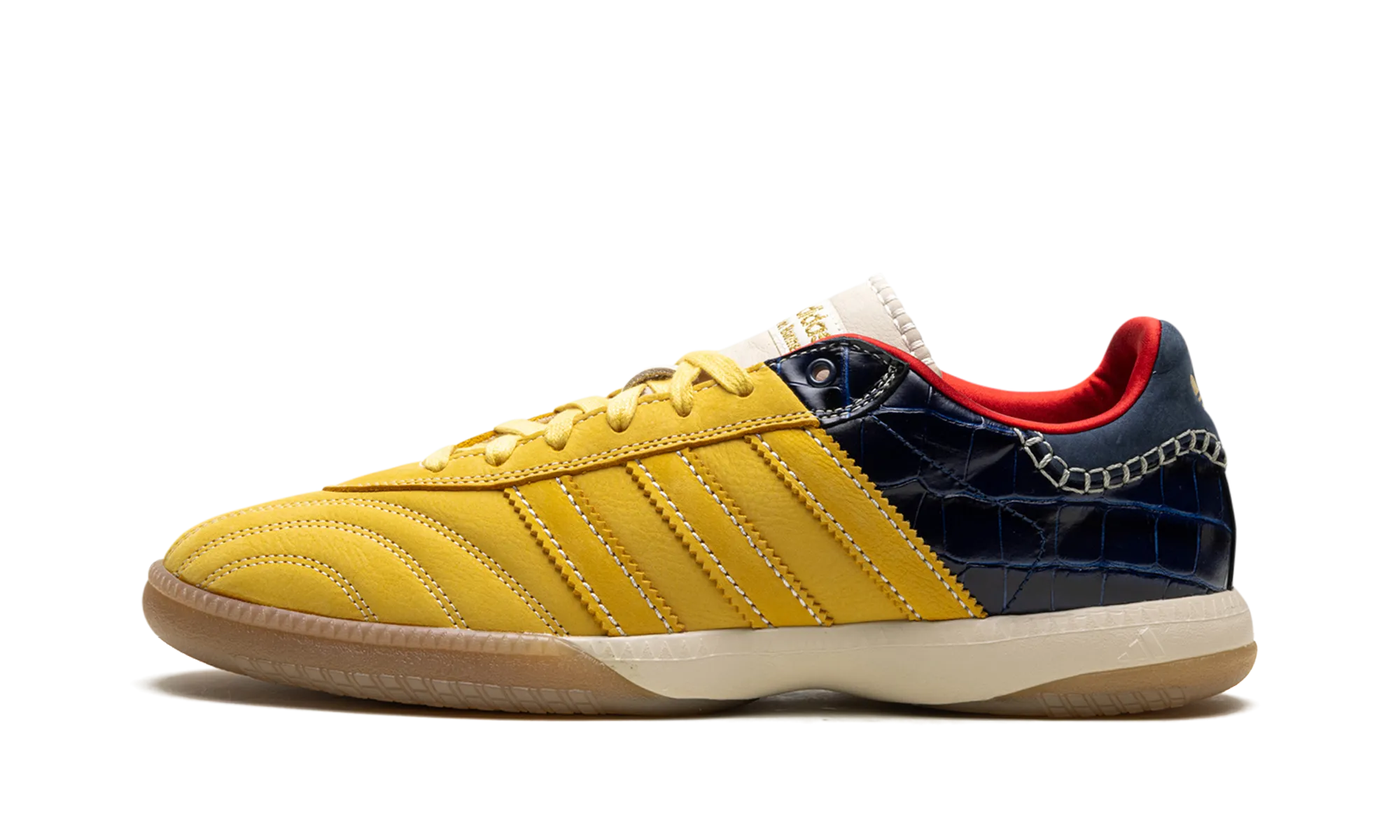 Samba Millenium "Wales Bonner - Fade Gold / Navy Croc" Stair Run Steady Stride
