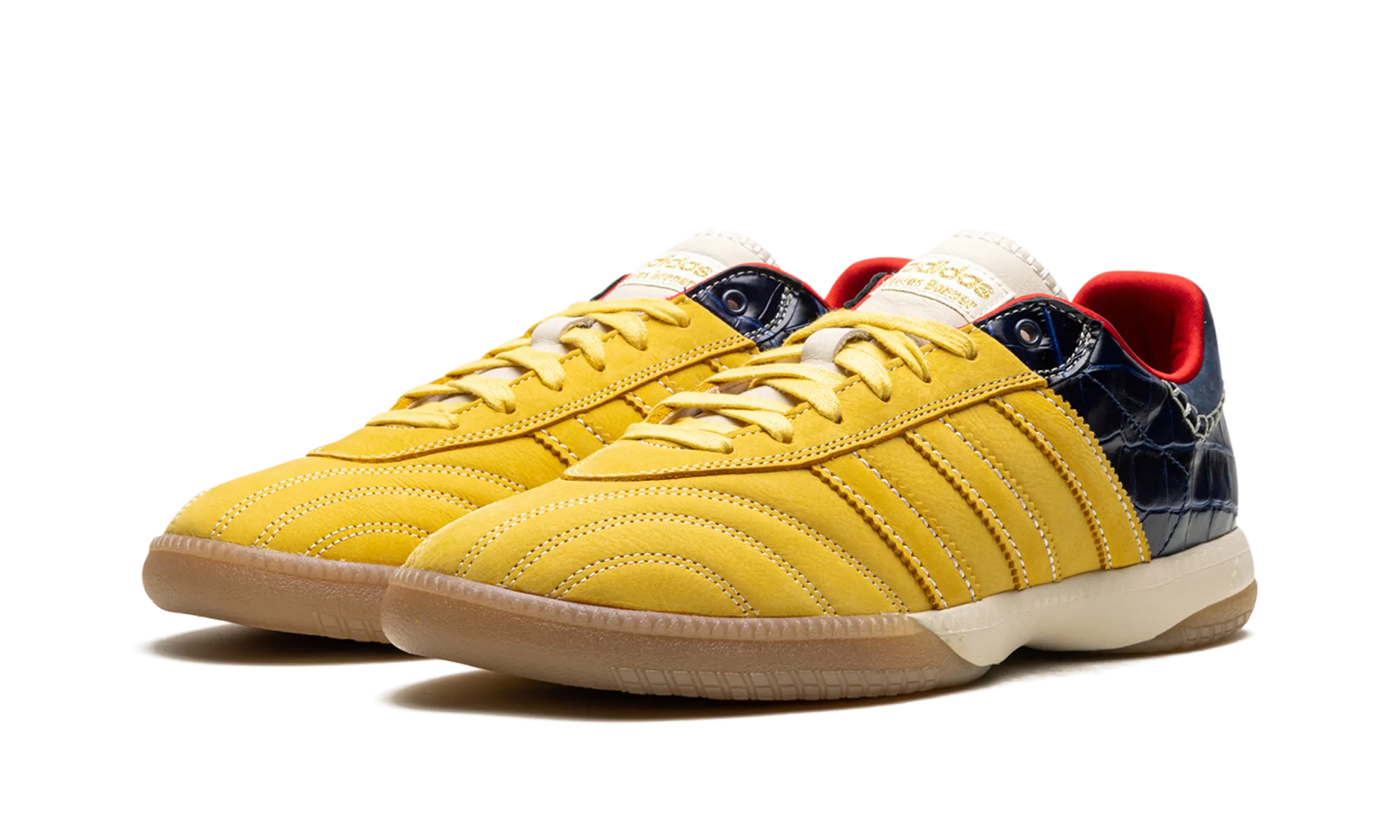 Samba Millenium "Wales Bonner - Fade Gold / Navy Croc" Lightweight Frame