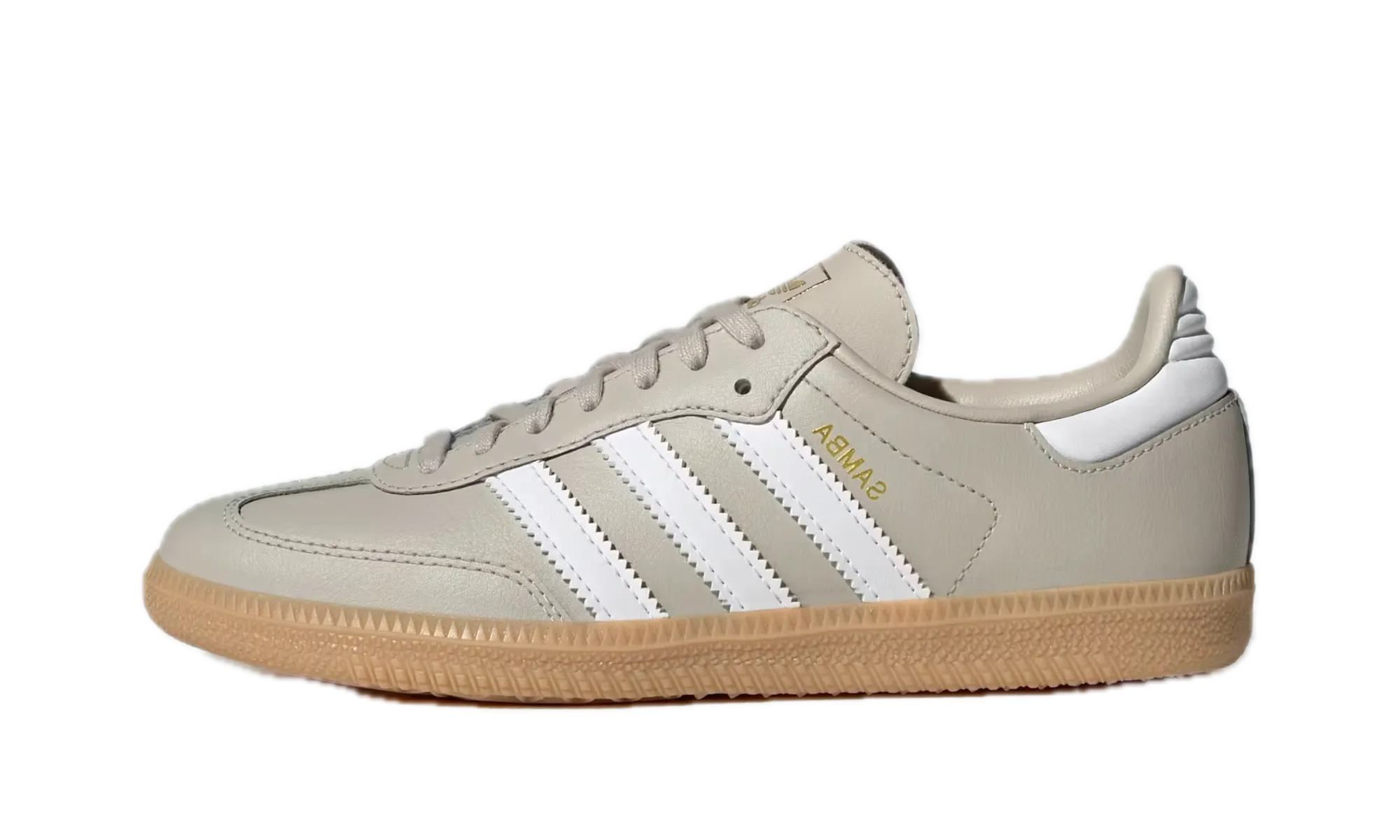 Flat Finish Comfortable Fit Socks Samba OG GS "Beige Cloud White Gum"