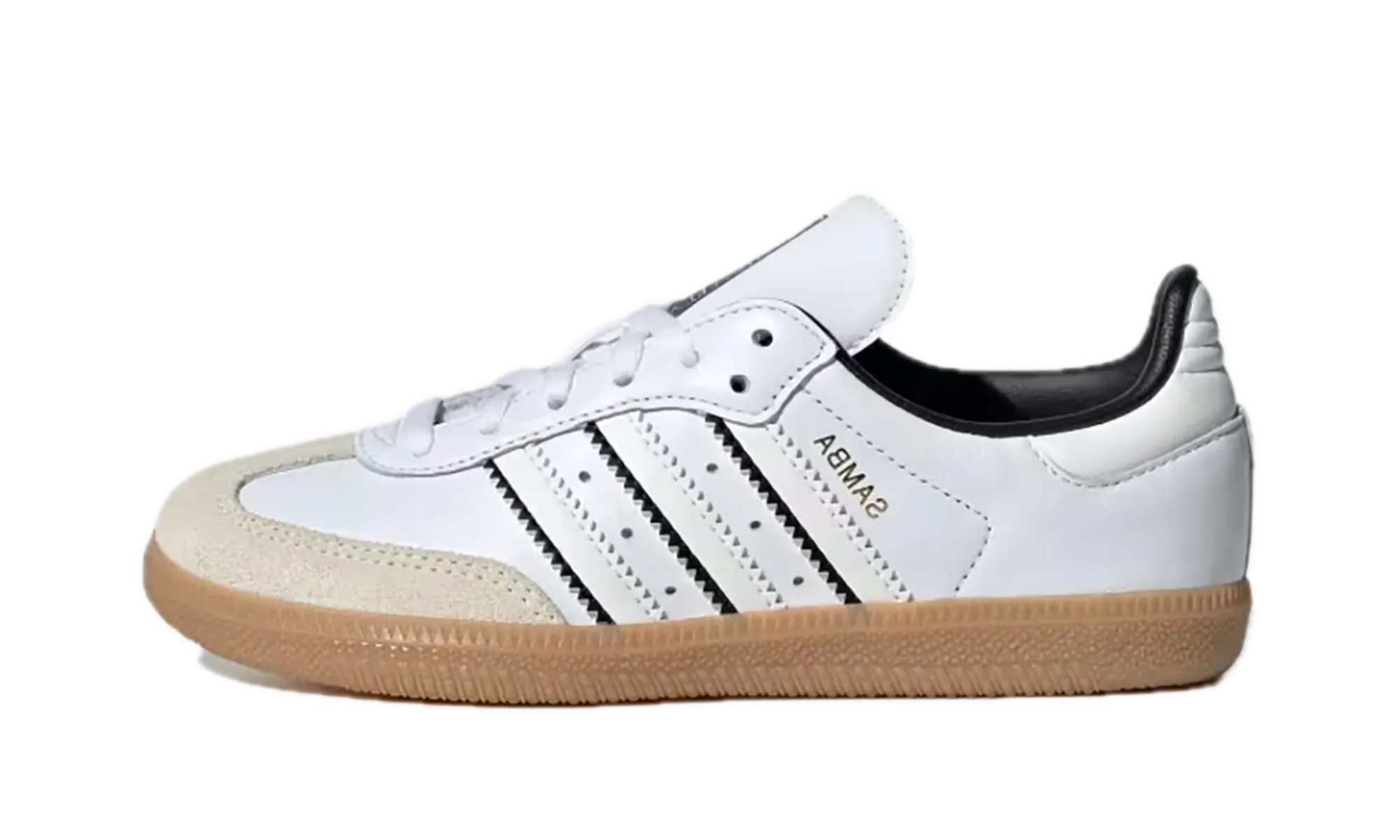 Samba OG PS "Double White Black Gum" Slip-On Style Pass Step