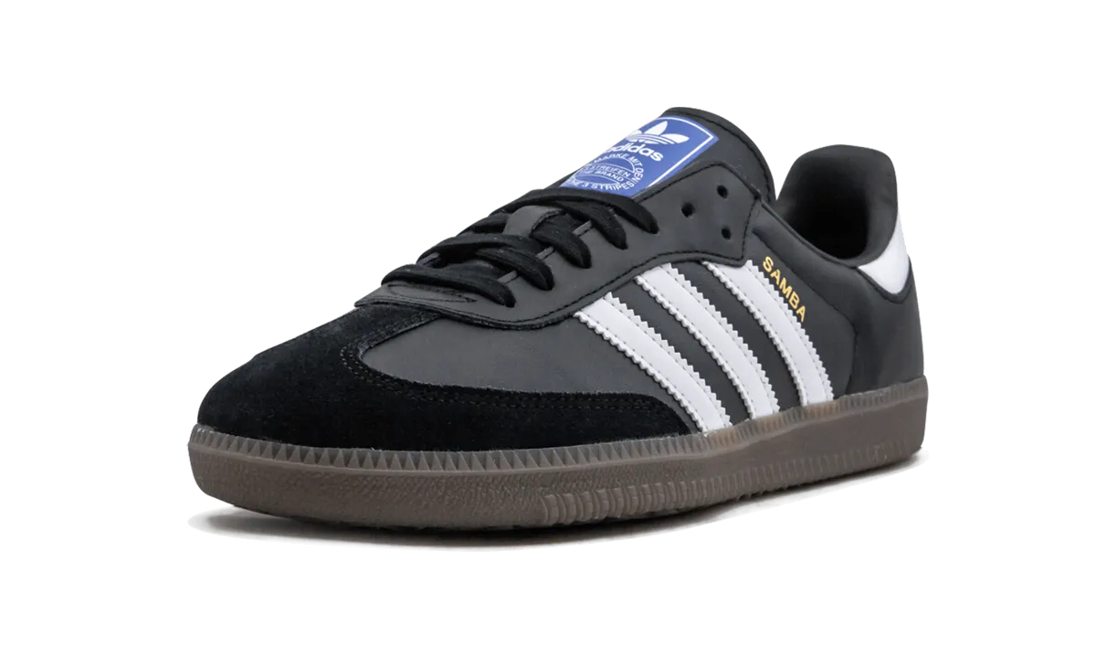 Samba OG "Black/ Gum" Crisp Design supportive insole