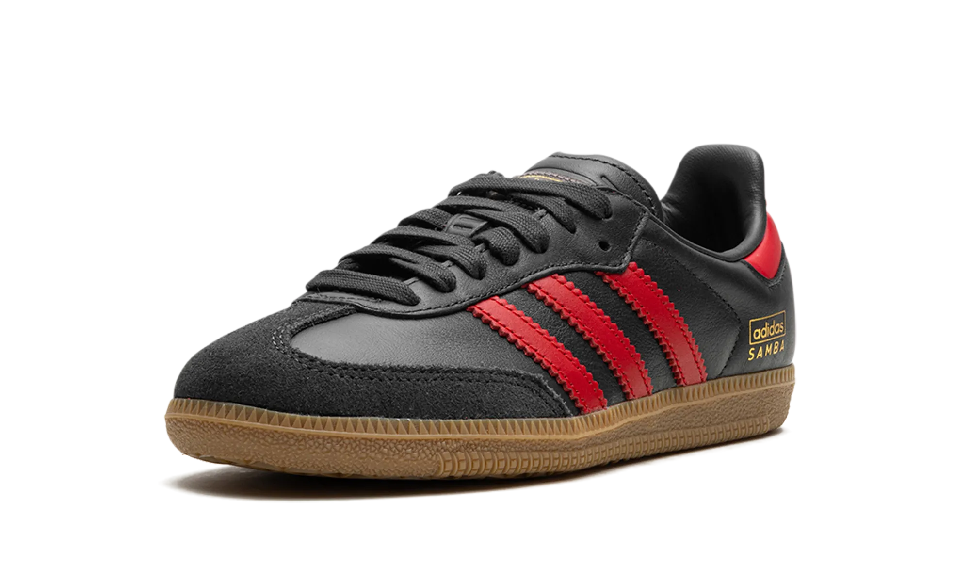 Samba OG "Carbon Better Scarlet" Street Fashioned Ventilated Holes