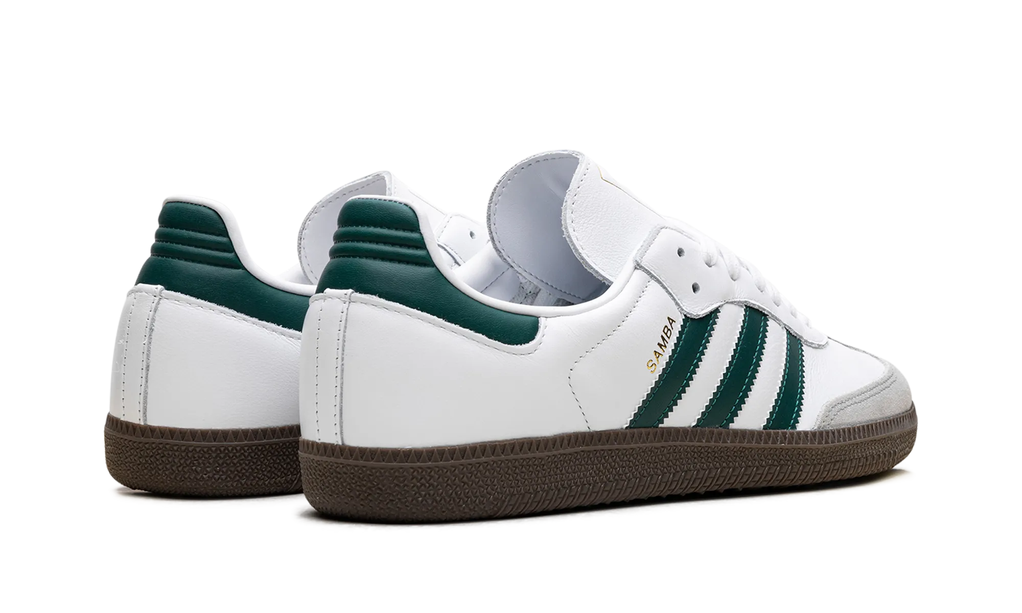 Samba OG "Cloud White Collegiate Green" Slip-On Style Harbor Step