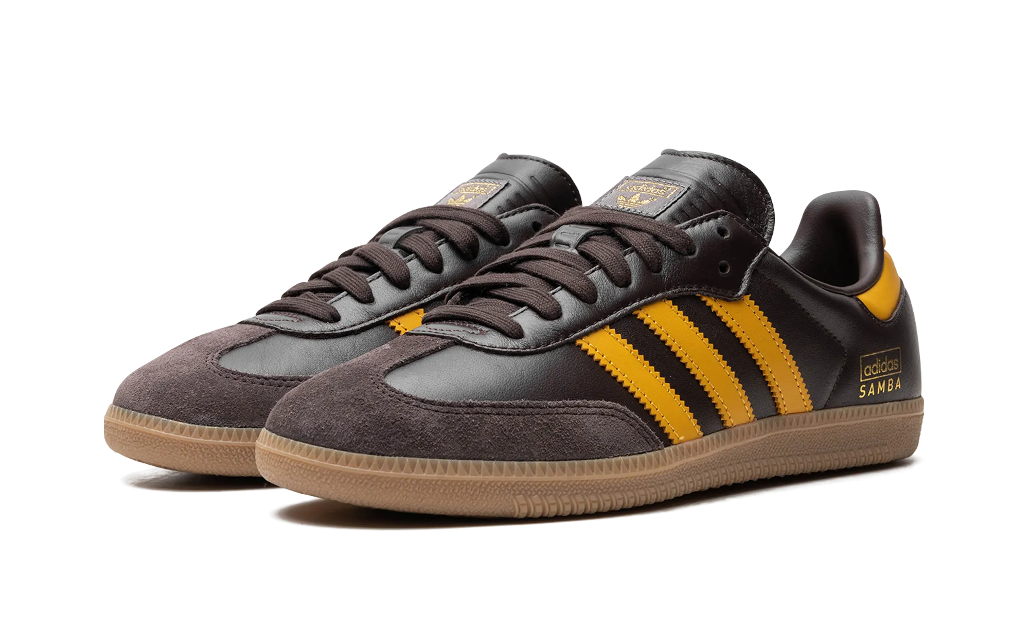 Samba OG "Dark Brown Preloved Yellow" Stair Run Buckle Strap
