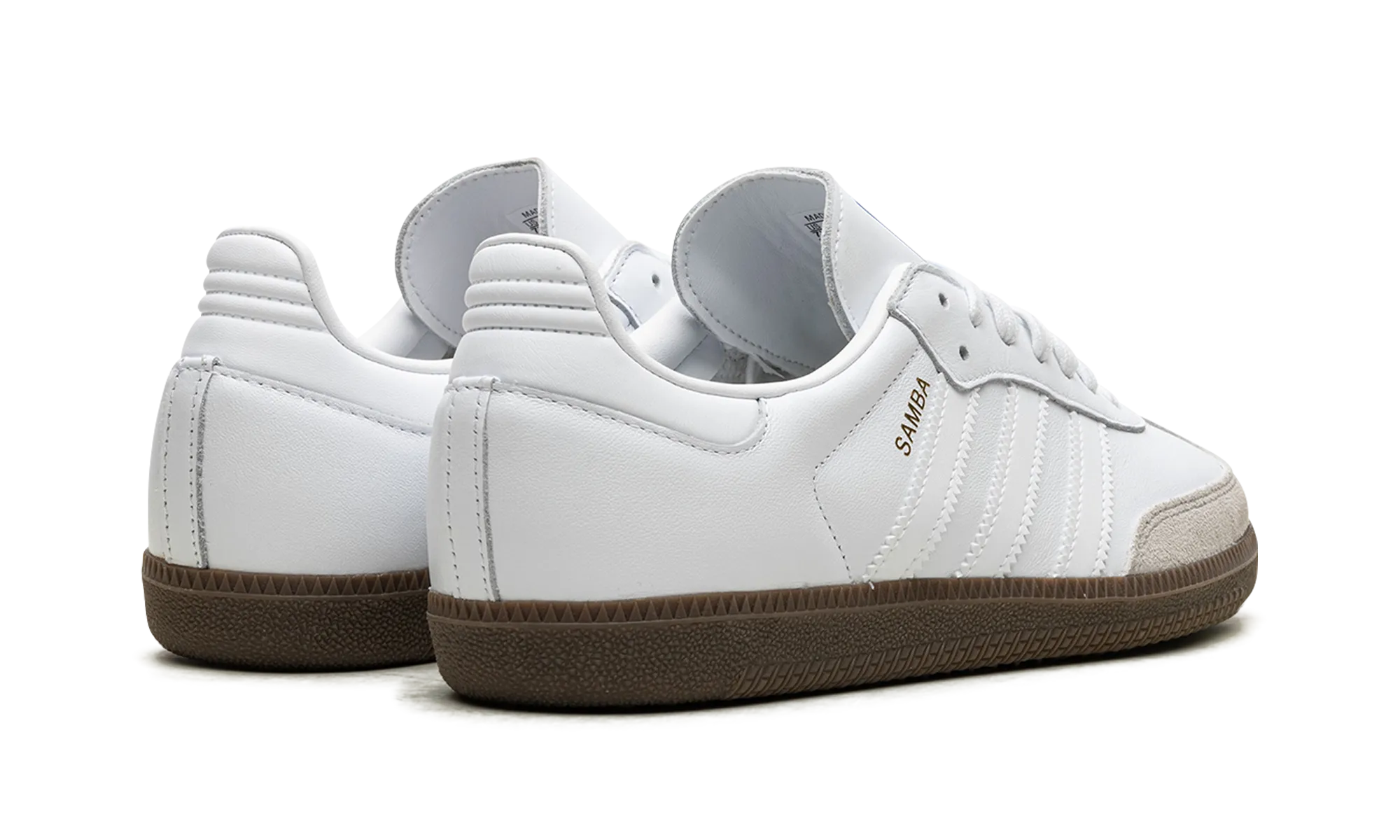 School Run Slide On Samba OG "Double White Gum"