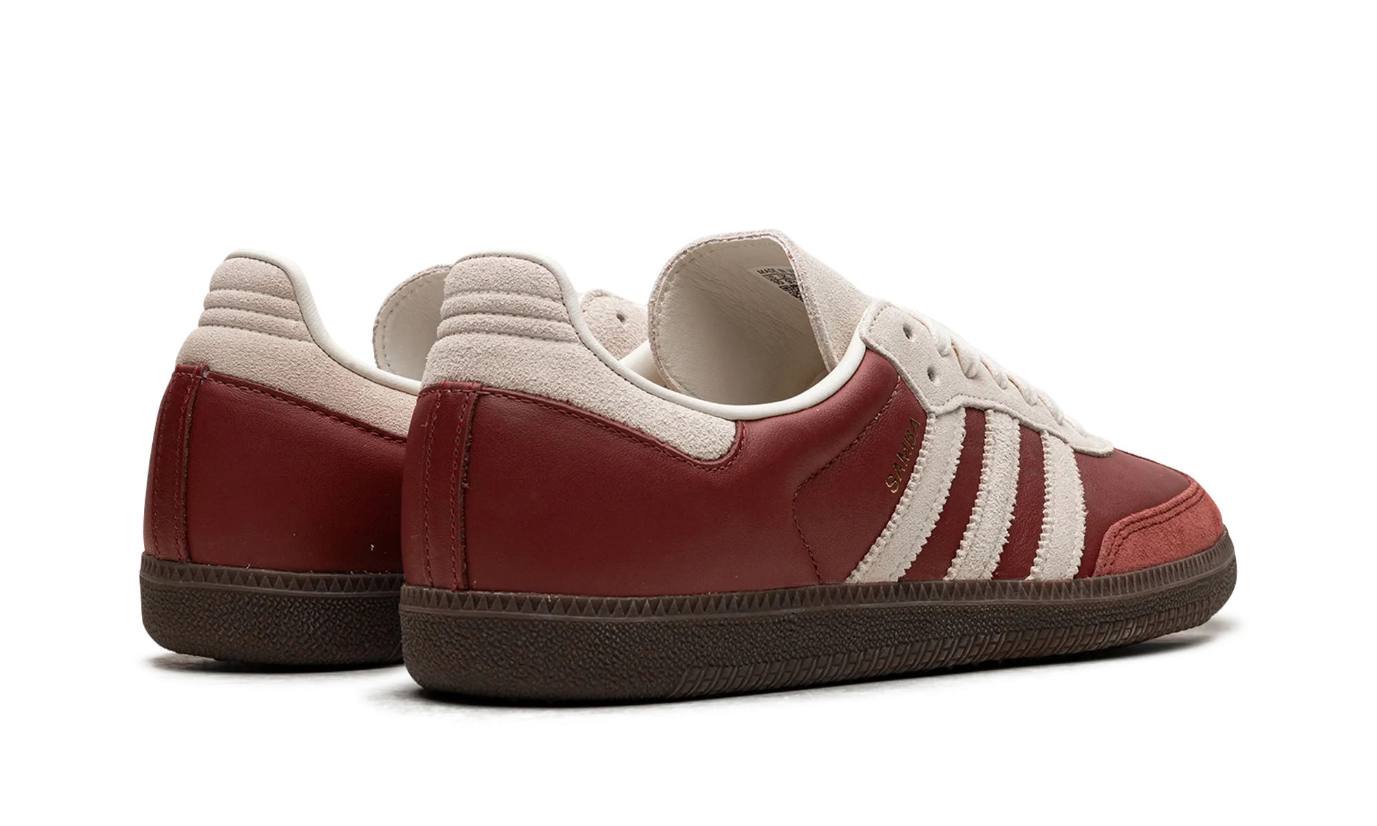 Plain Hike Fall Outfit Samba OG "Preloved Ruby Cream White"