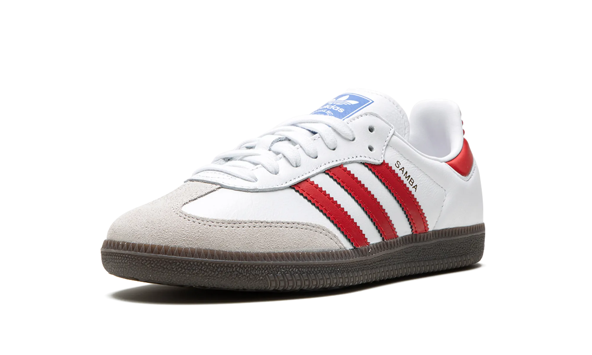 Samba OG "White / Better Scarlet" Pull Step Stair Step